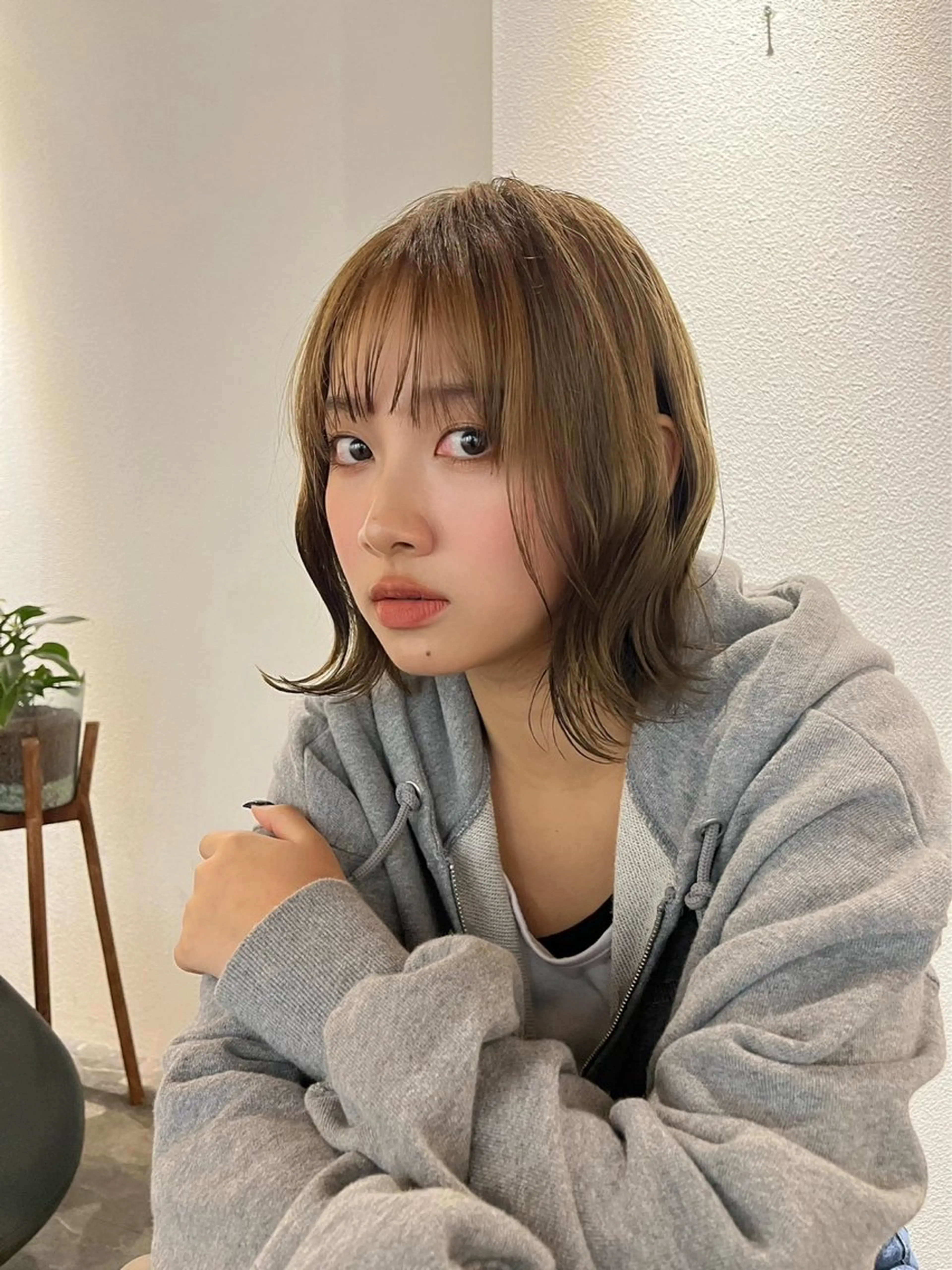 ミディアム カラー 大宮🫧艶カラー🩵 YUIのヘアスタイル