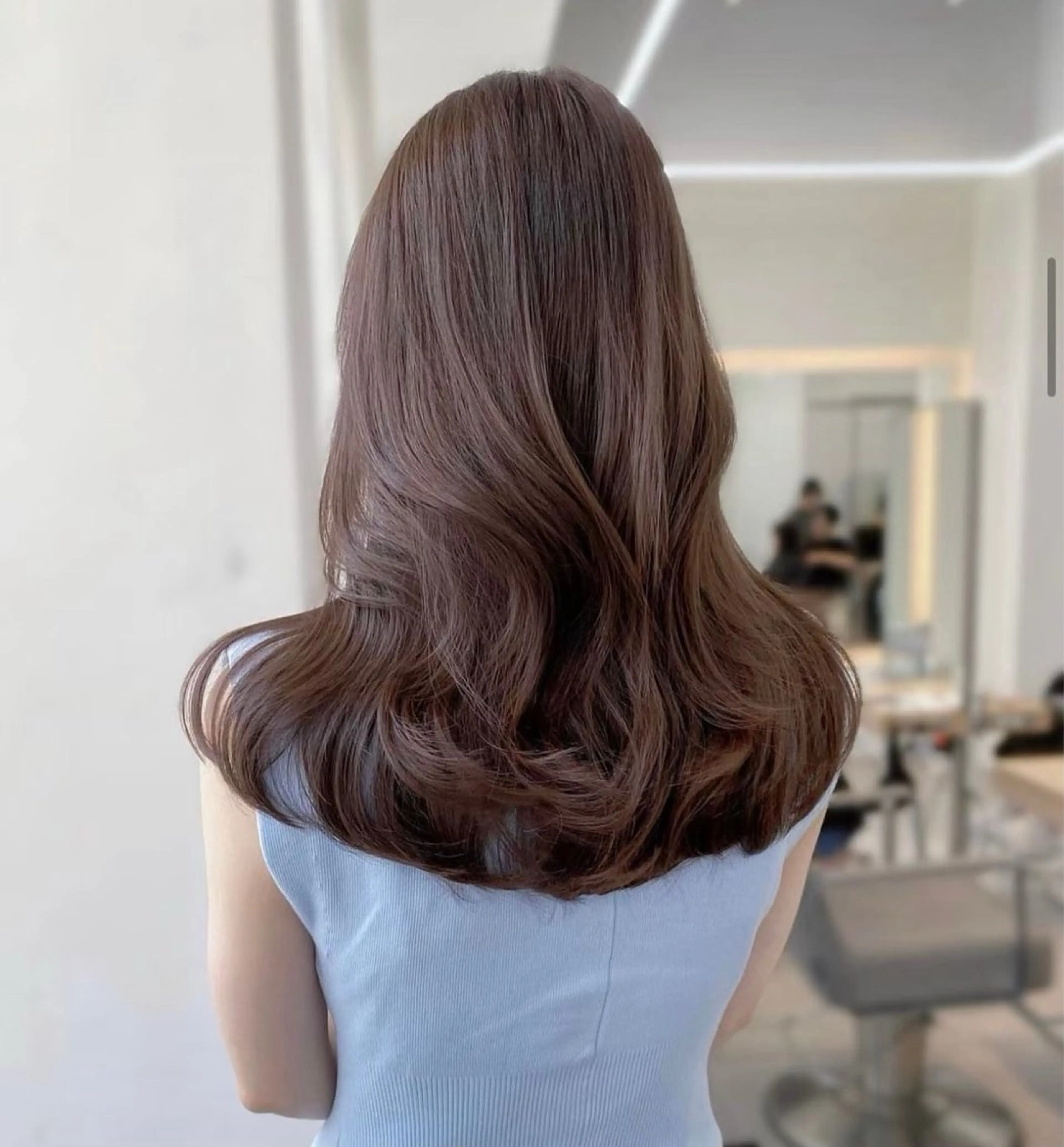 ロング カラー ブラウンカラー 透明感カラー ヘアカラー nok所属・レイヤー/ベージュ/ どますず🌺のヘアスタイル