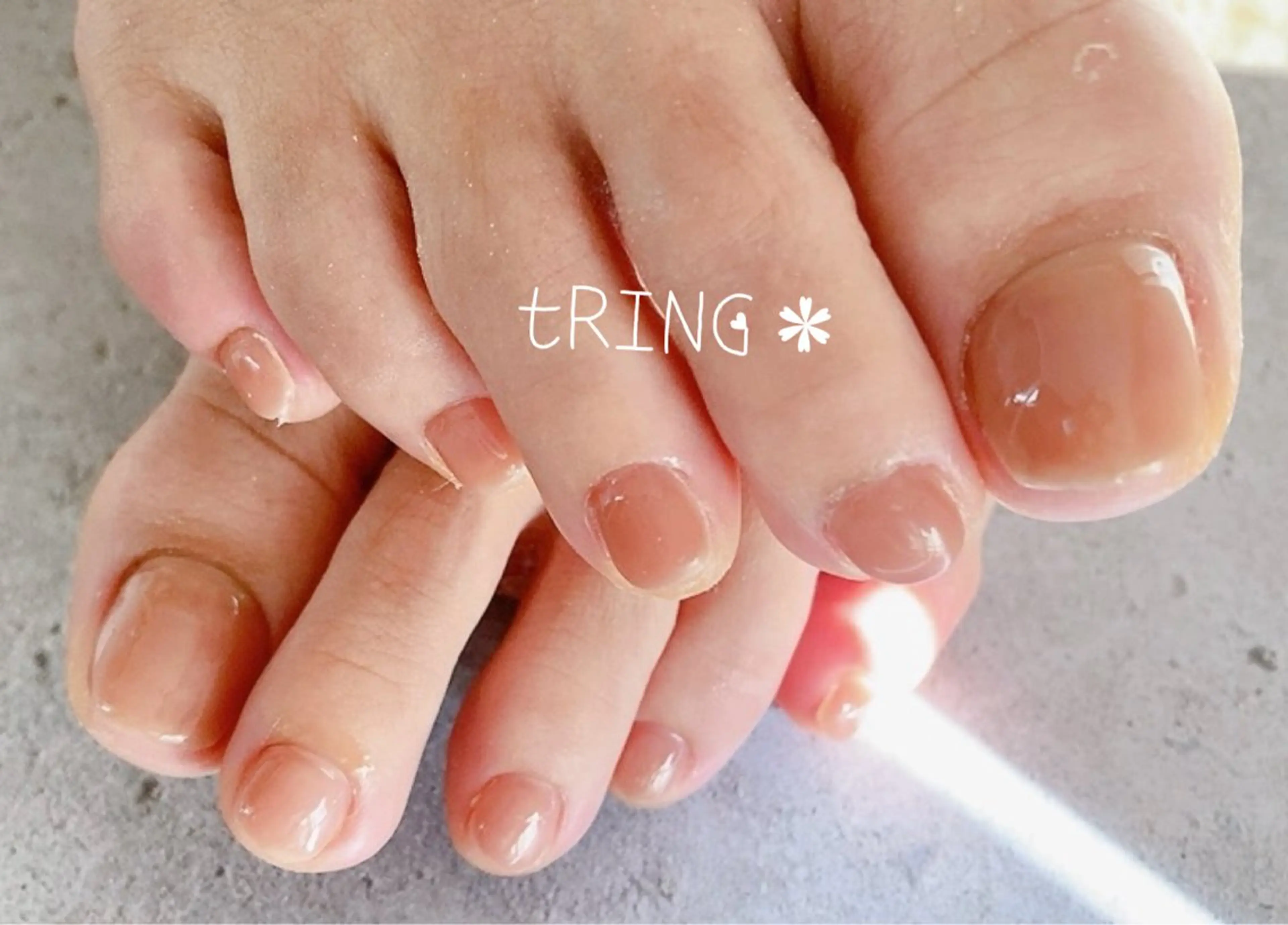 ネイル フットネイル tRING＊ しいの木台のネイルデザイン