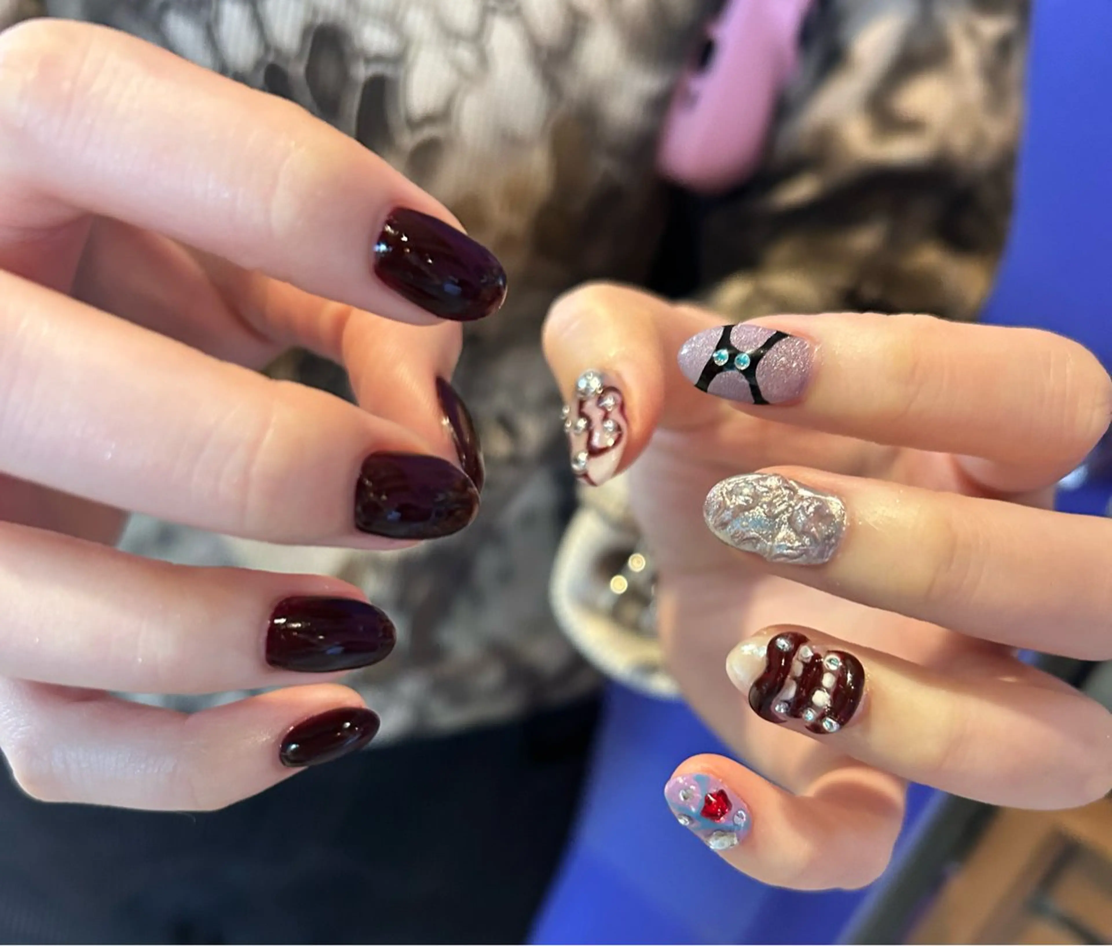 5本アート持込コース《オフ込》ベタ塗り箇所2色までok⭐️の写真