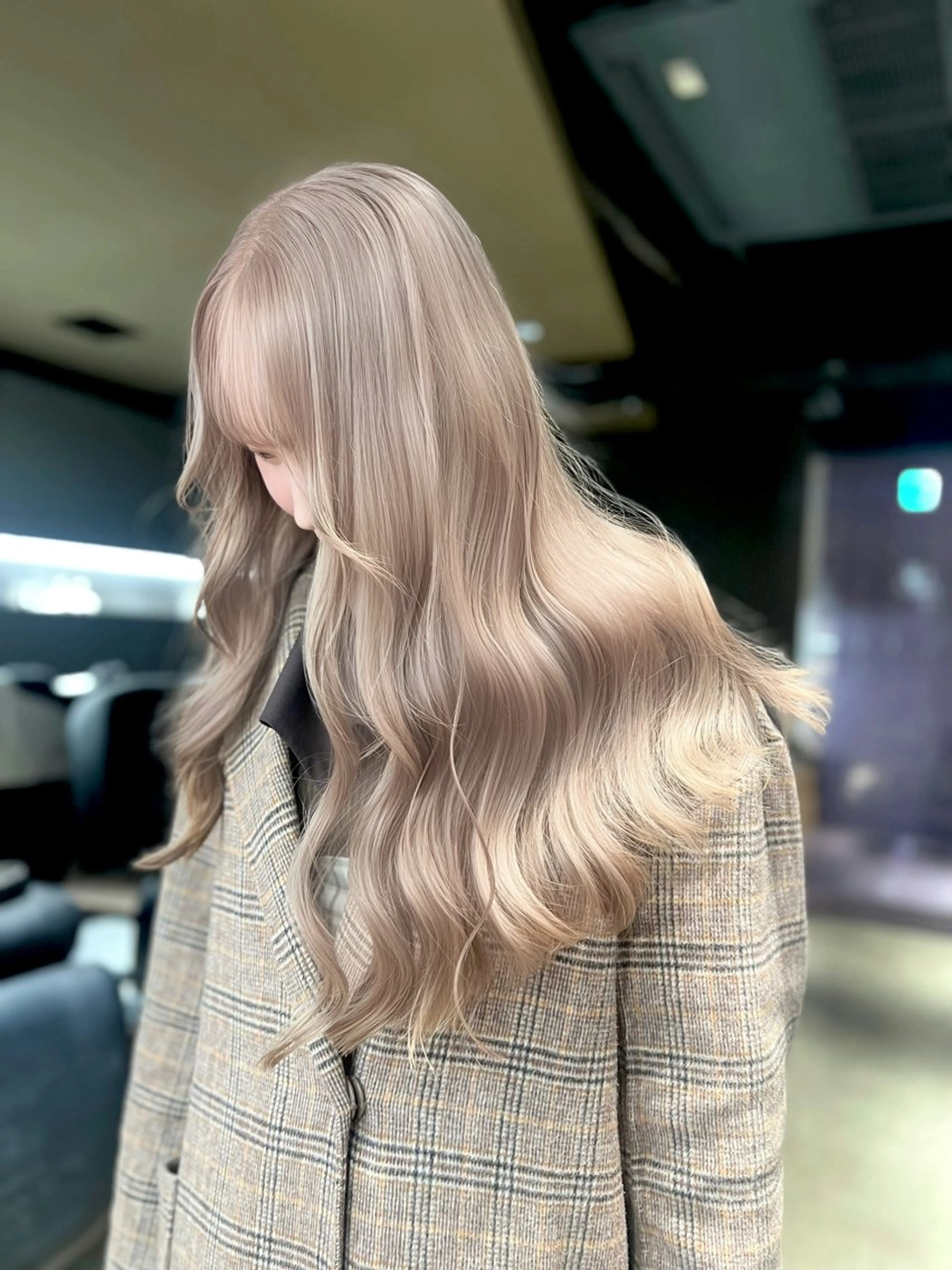 ロング ヘアカラー トリートメント ヘアセット PELE SAKAE Kei✰︎⋆꙳のヘアスタイル