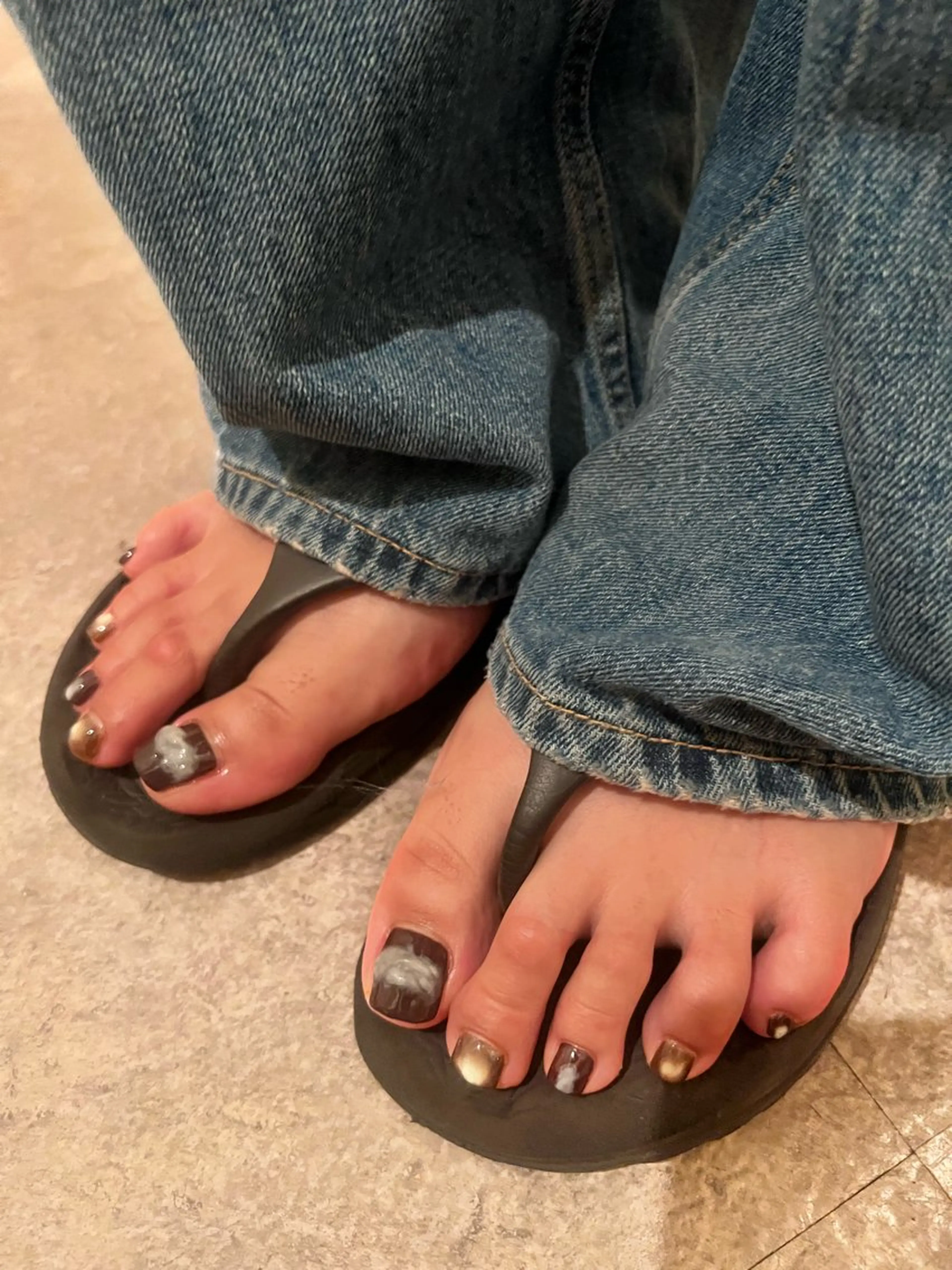 ネイル 金 柚嬉のネイルデザイン