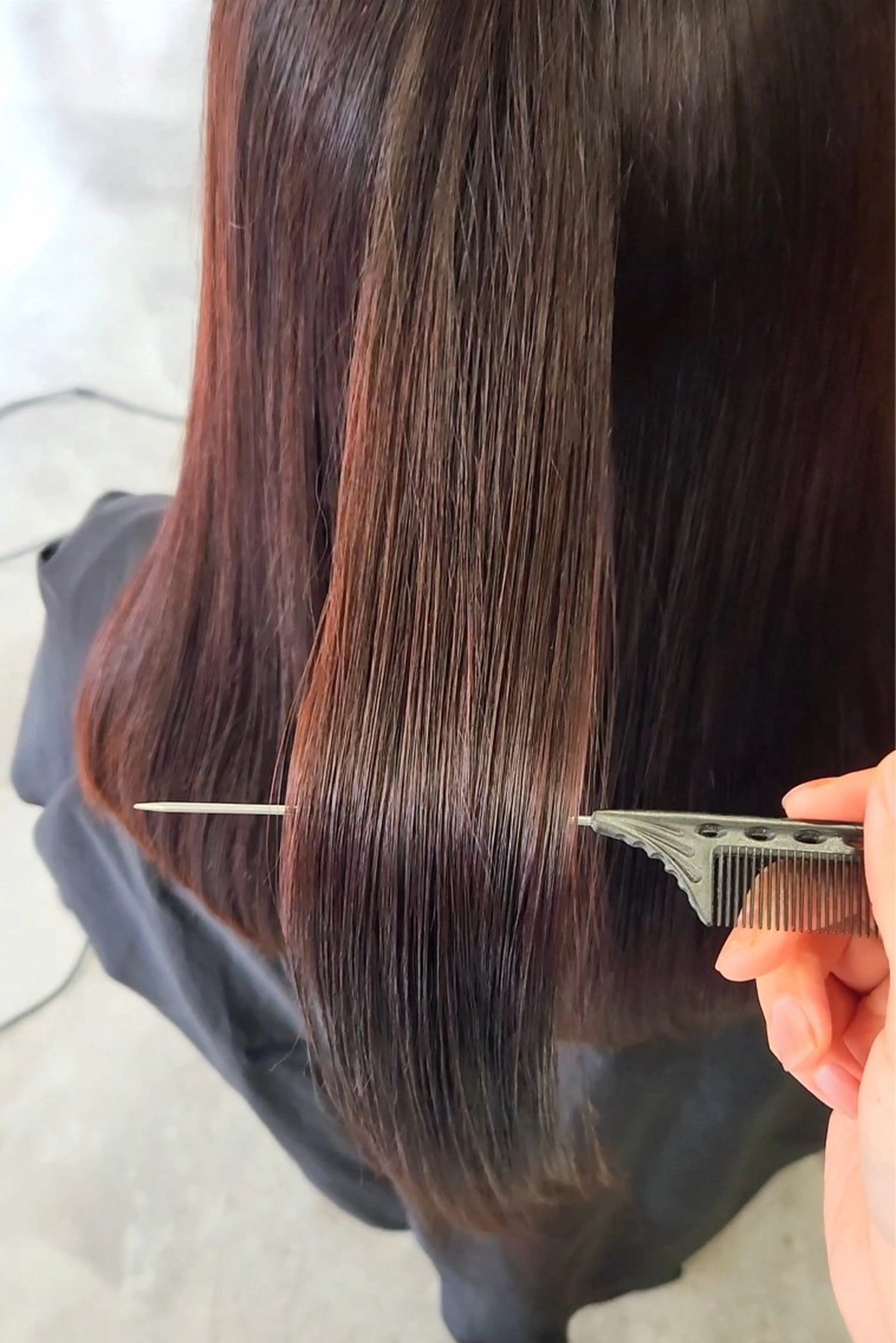 ロング 縮毛矯正 透明感/レイヤー💎 髪質改善/希美のヘアスタイル