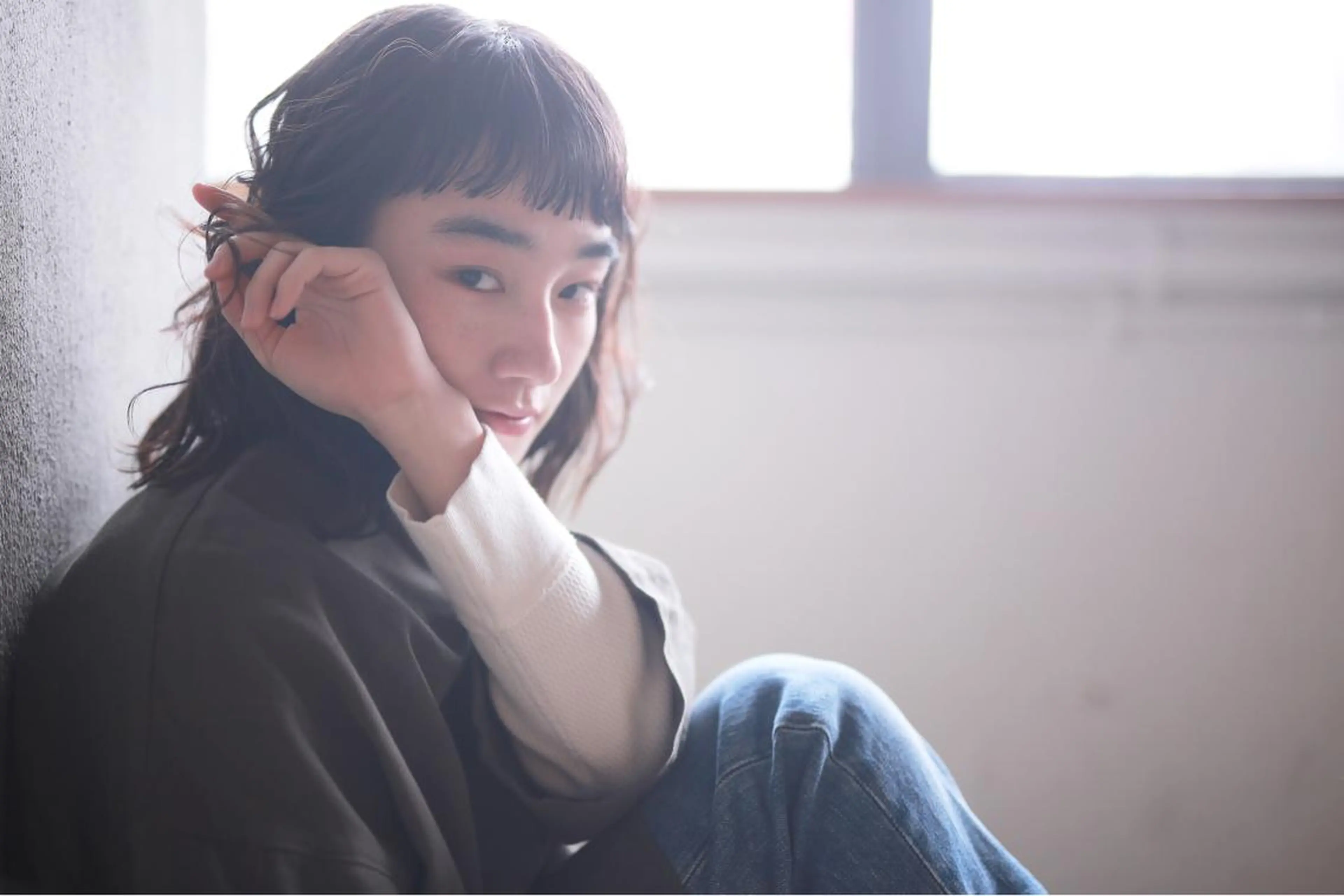 ミディアム カラー 下北沢 soiのヘアスタイル