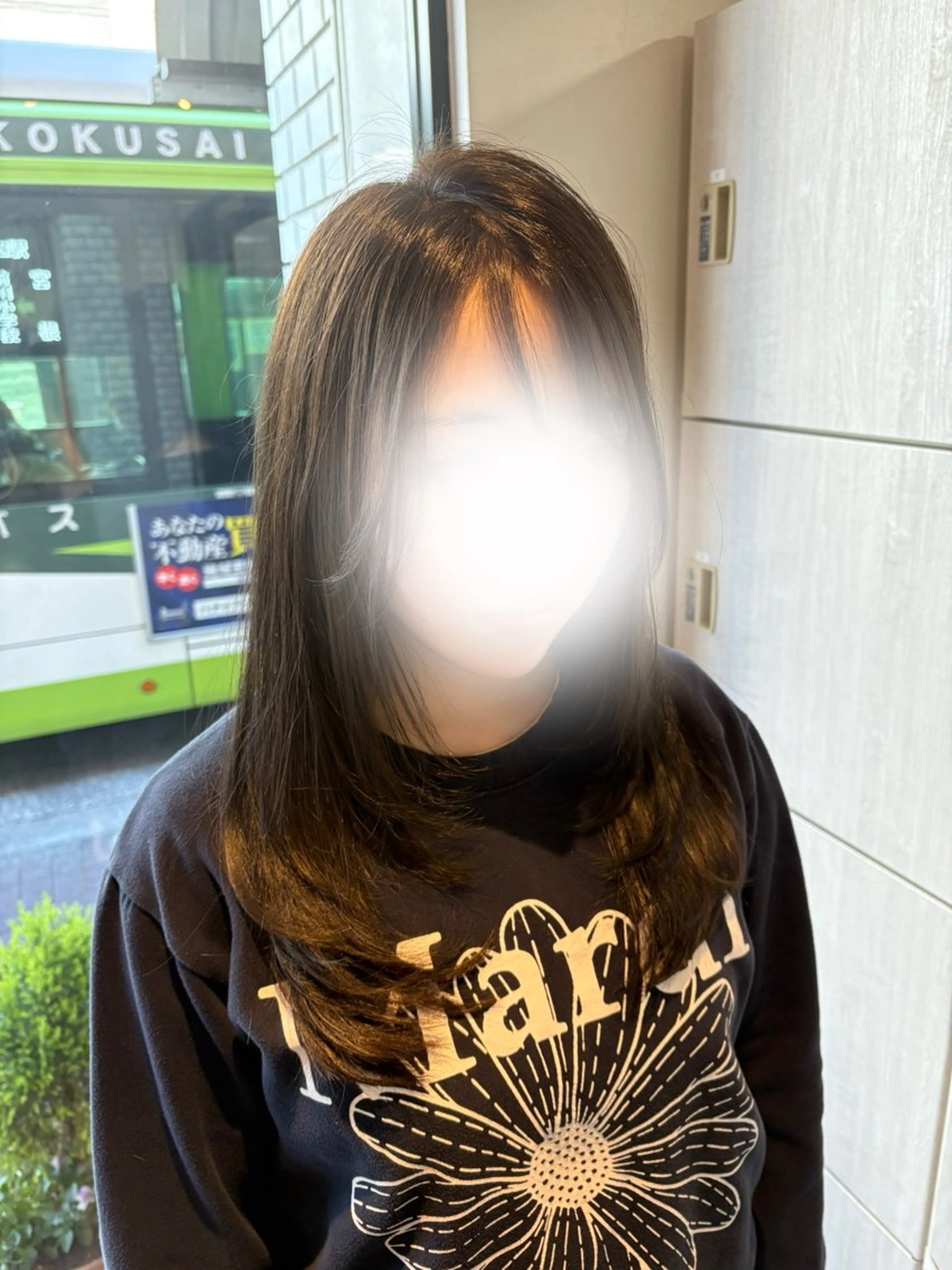 セミロング レイヤーカット 熊田 秀佳のヘアスタイル