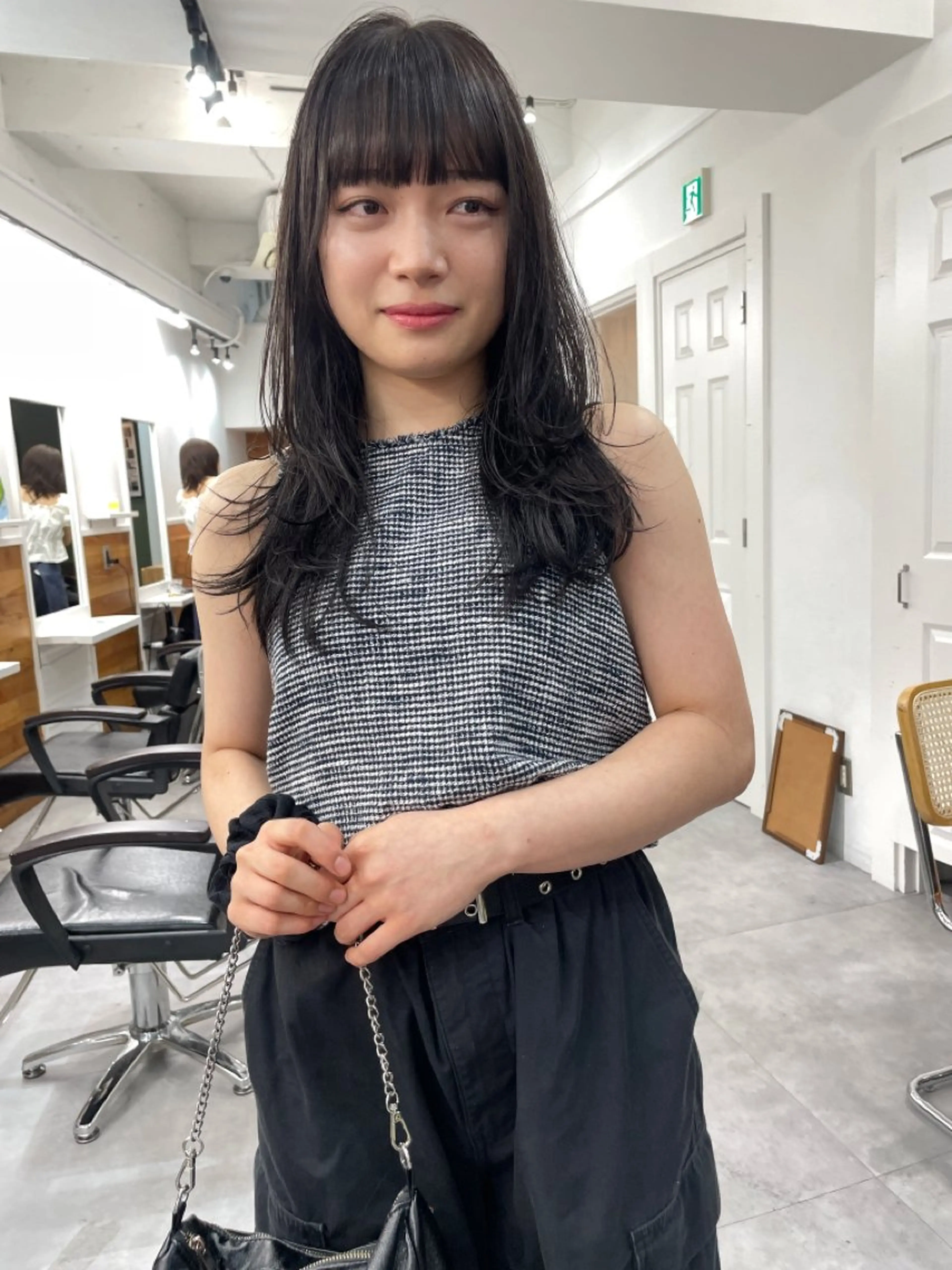 セミロング カラー レイヤーカット レイヤー／似合わせ TAKUYAのヘアスタイル