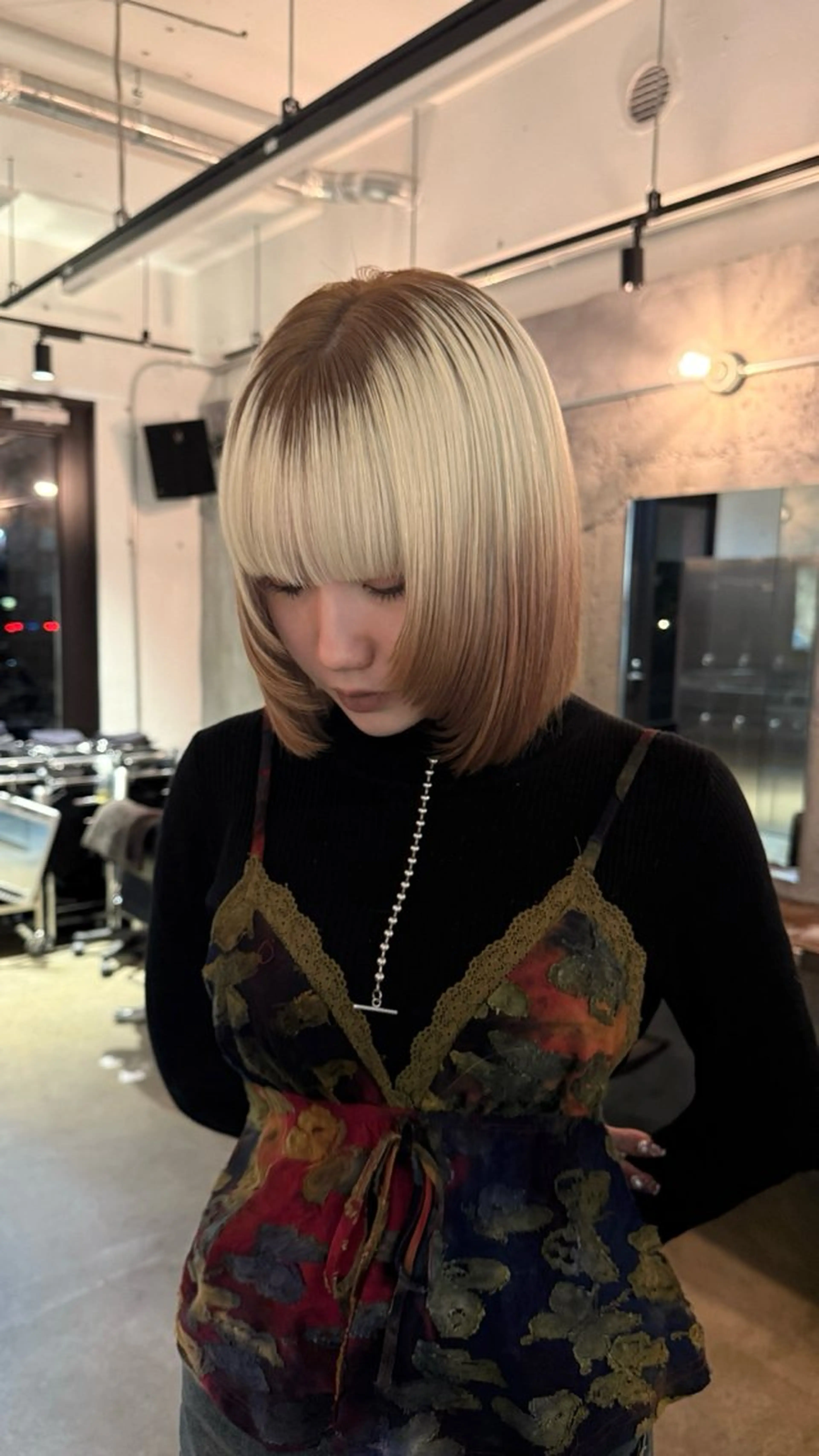 ミディアム カラー ヘアカラー KAHO ☆のヘアスタイル