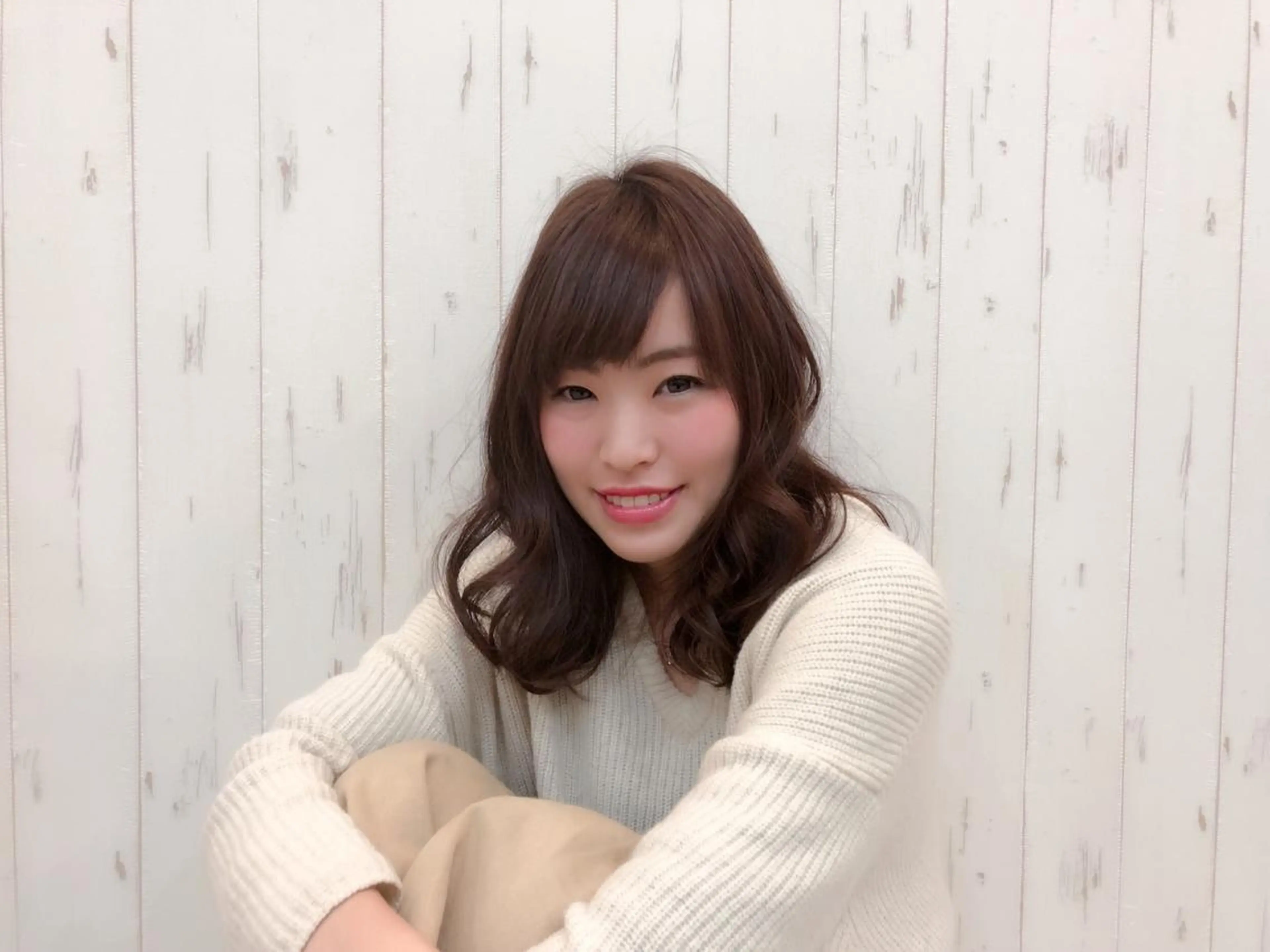 セミロング カラー パーマ ヘアアレンジ KAIzen. tomoのヘアスタイル