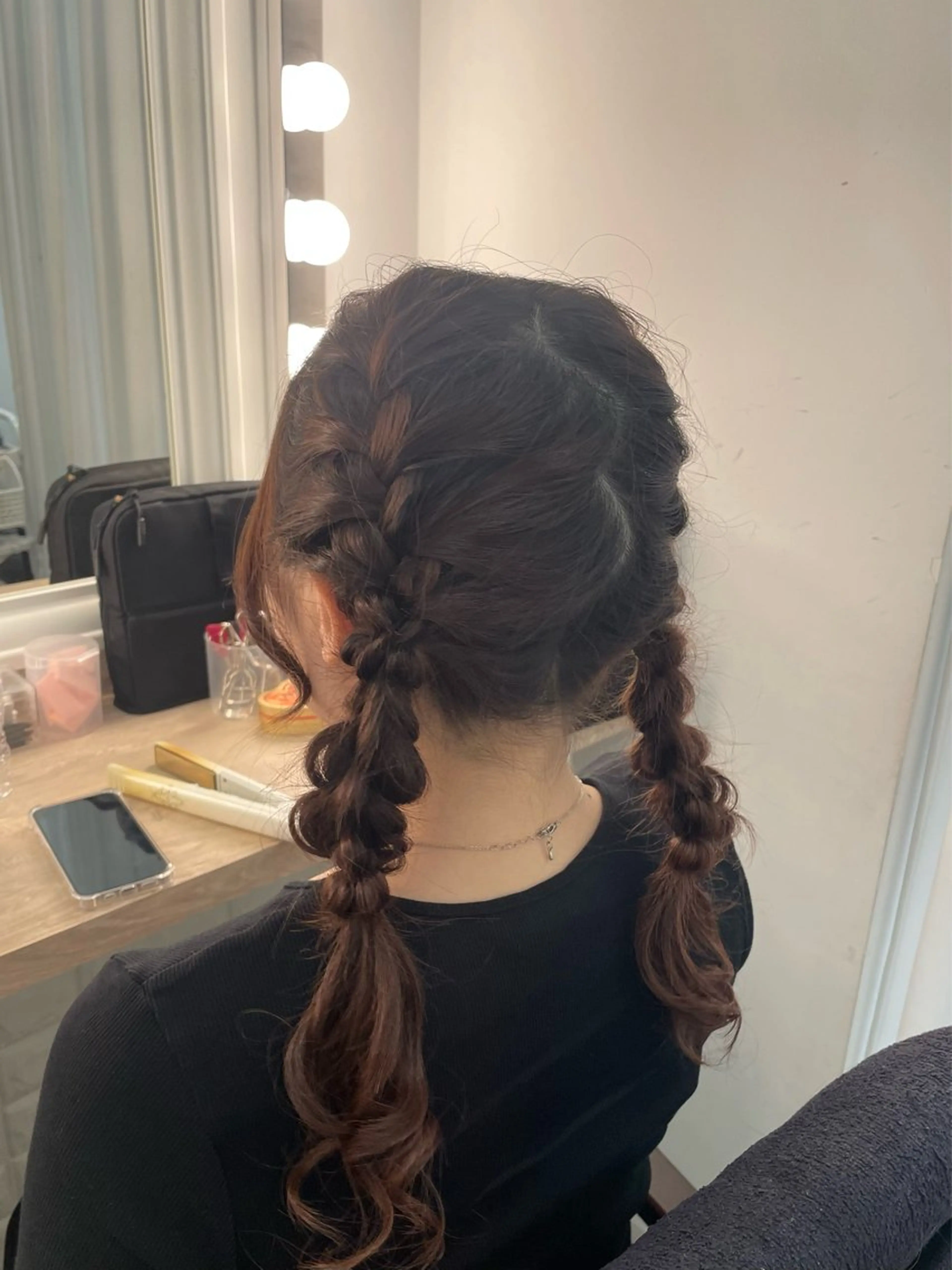 ロング 大江 一花のヘアスタイル