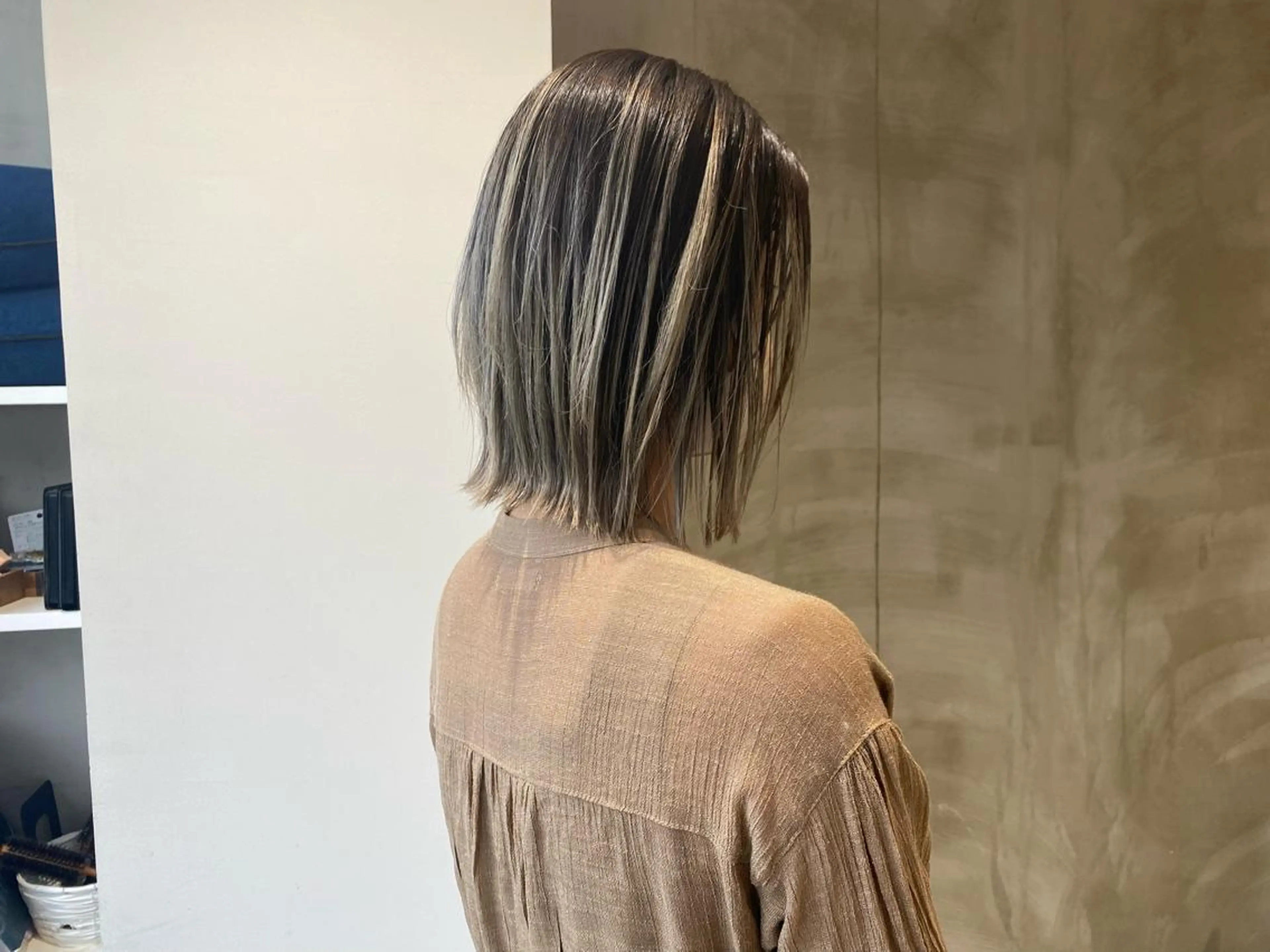 ミディアム カラー カット ヘアカラー ill副店長 立和田純也のヘアスタイル