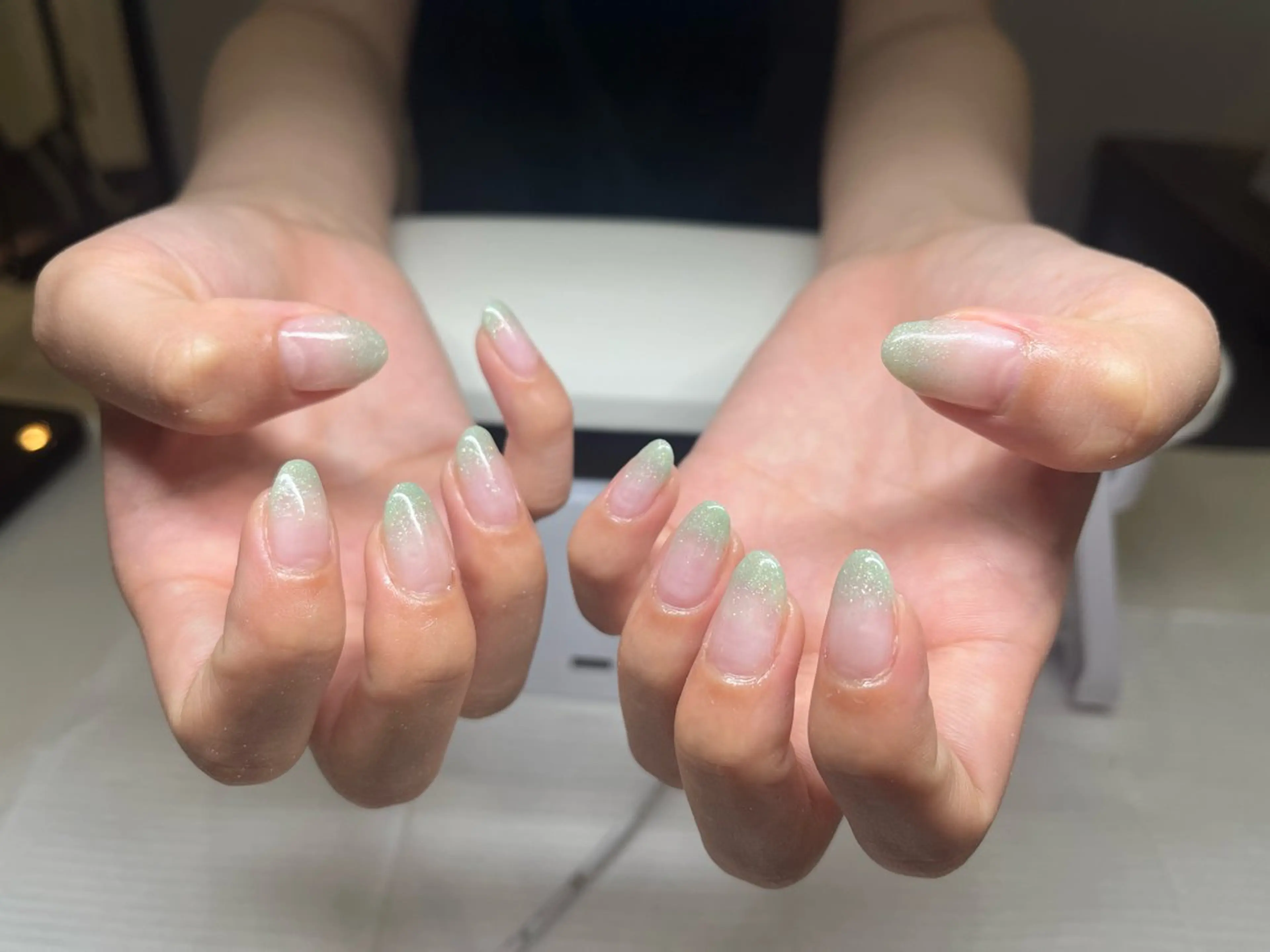 オフあり🍉ラメグラデーション♡の写真