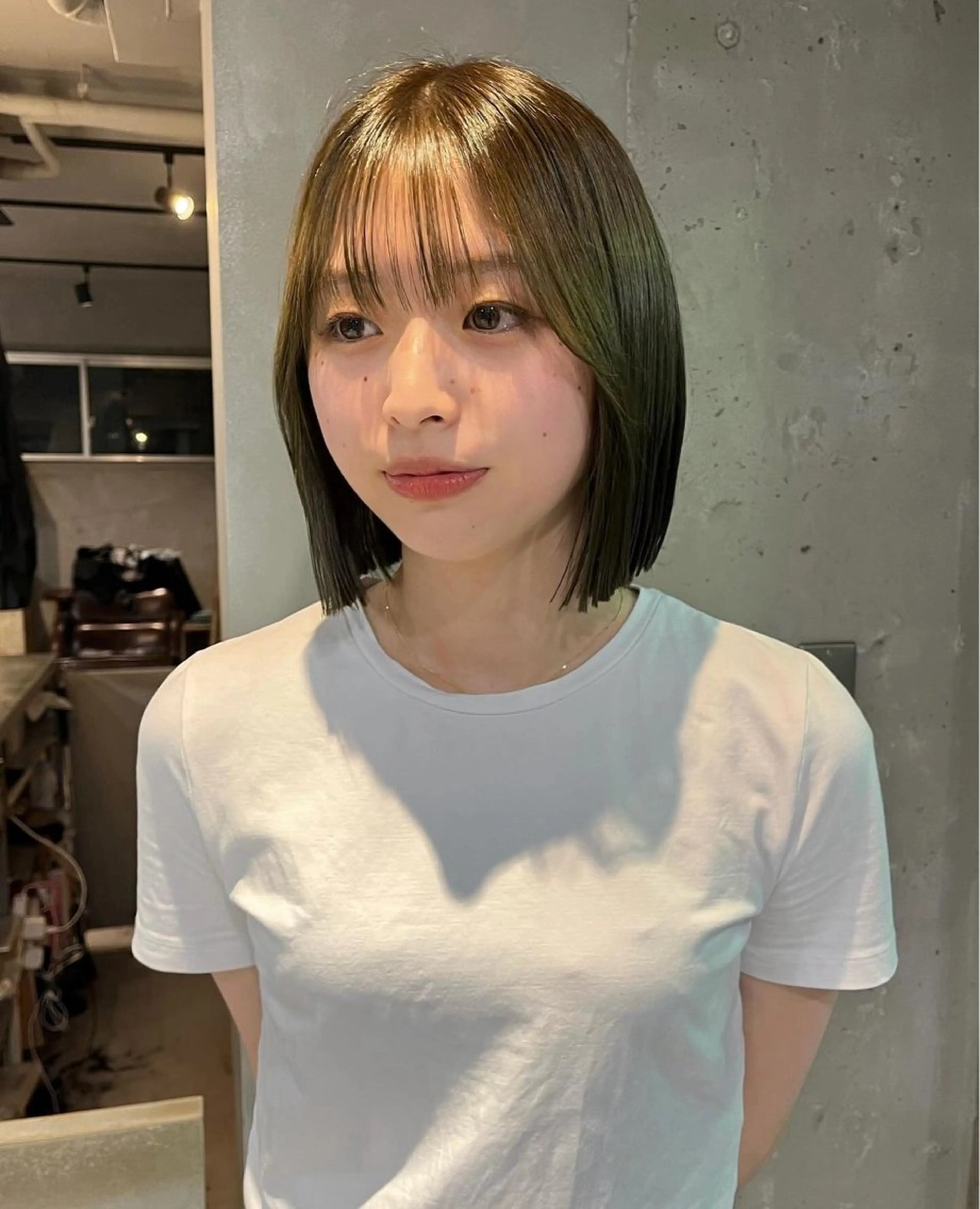 ショート ボブ tamakawa hinaのヘアスタイル