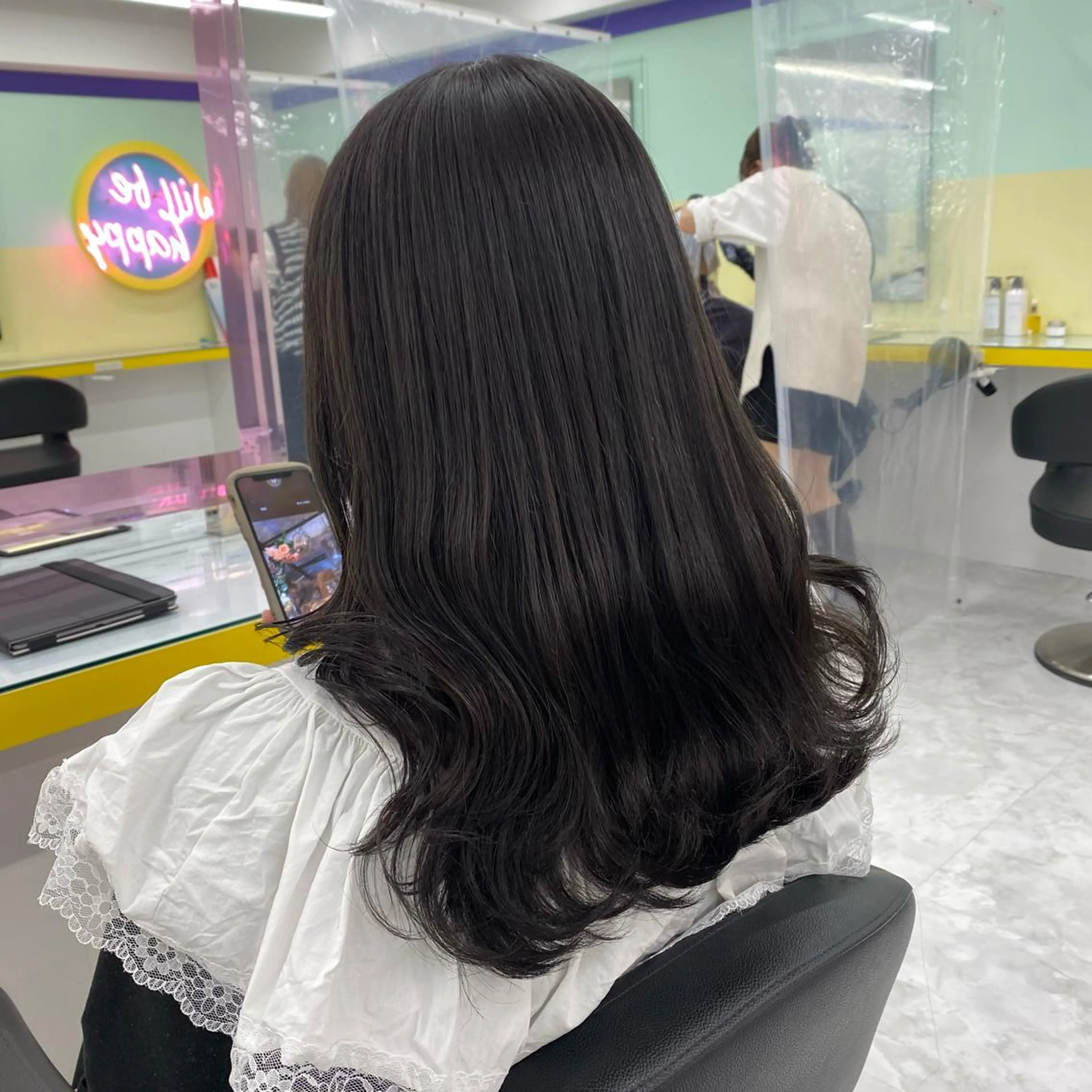 セミロング カラー ヘアアレンジ GOTODAY shair salon 横浜mare店所属・透明感抜群カラー mai🍑♡のヘアスタイル