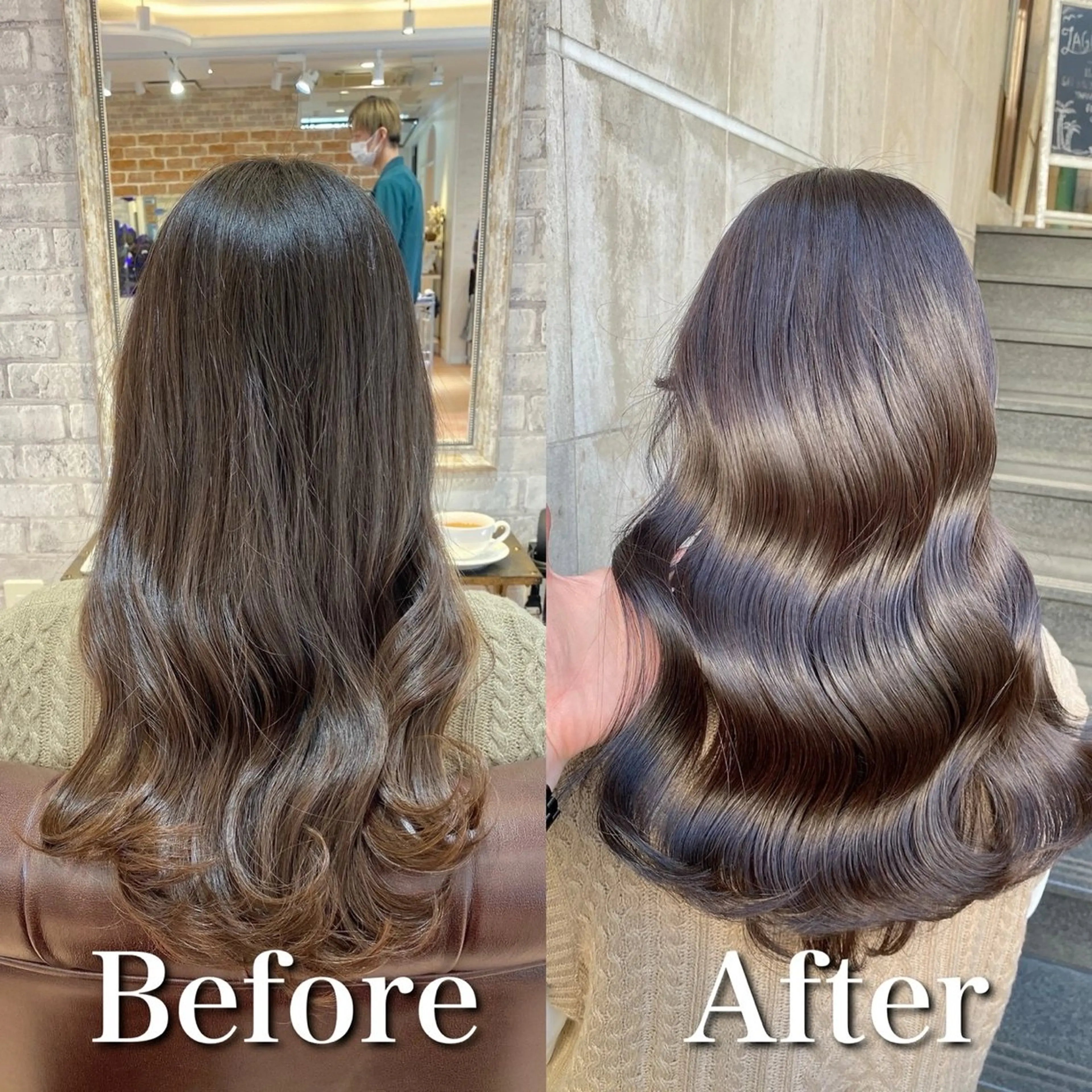 ロング カラー ヘアアレンジ ブリーチ ダブルカラー ハイライトカラー ブリーチなしカラー ハイライト 艶髪/髪質改善/ NATSUKI🍯のヘアスタイル