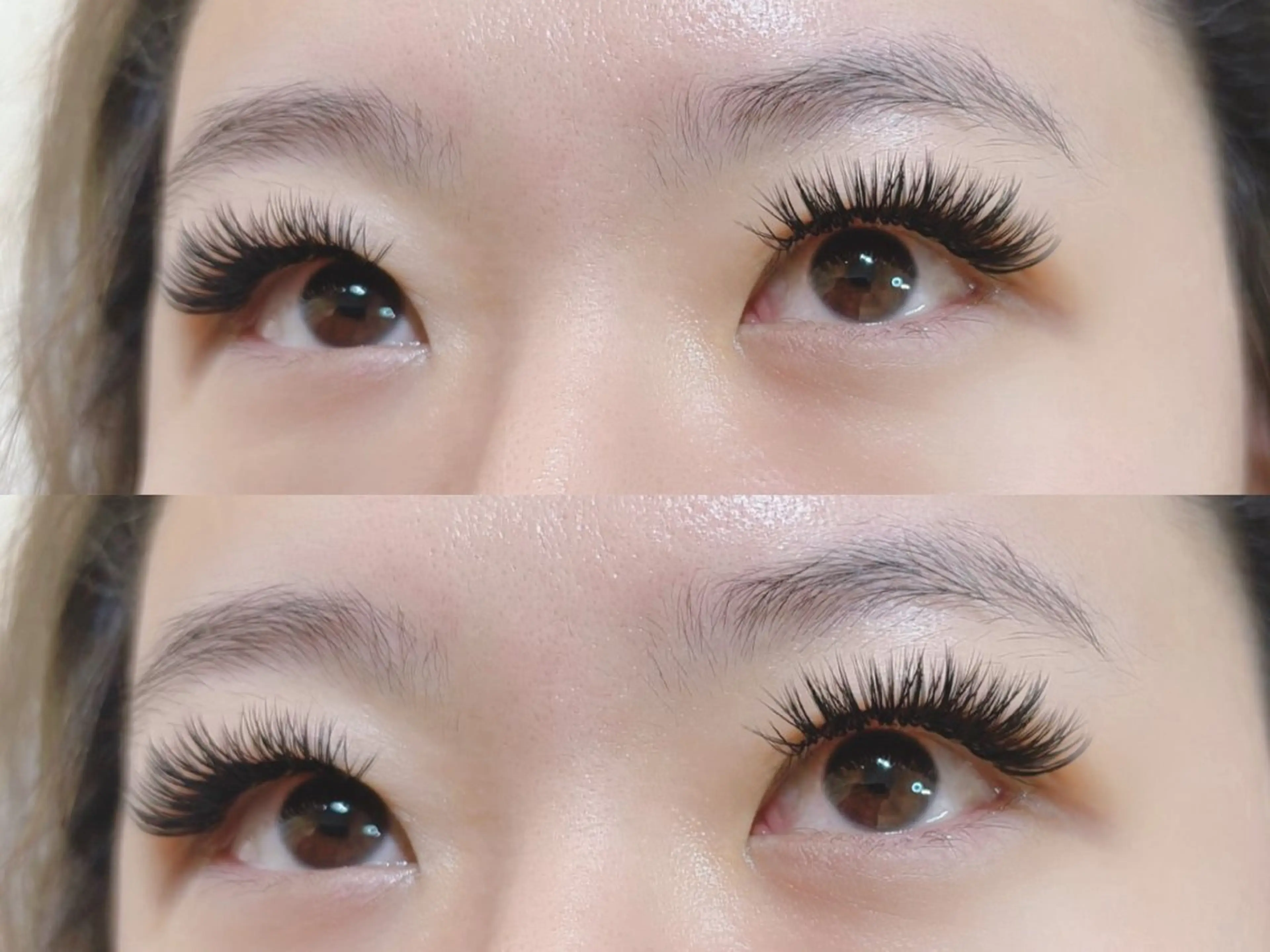 マツエク・マツパ 付け放題 バインドロック 束感まつ毛 フラットラッシュ パリジェンヌラッシュリフト マツエク オーロラ所属・AURORA RINAのマツエク・マツパデザイン