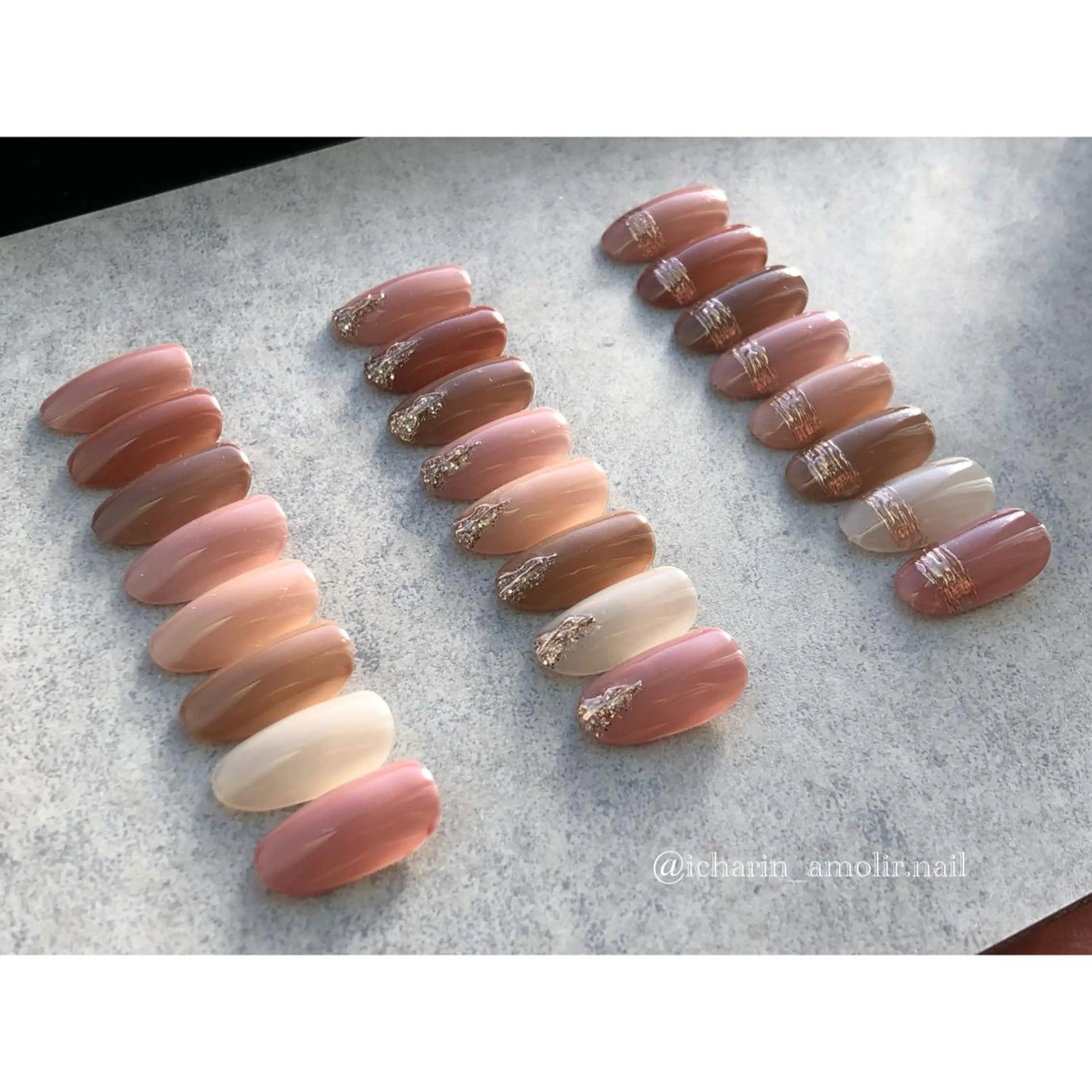 ネイル ジェルネイル シンプルネイル EMIKOのネイルデザイン