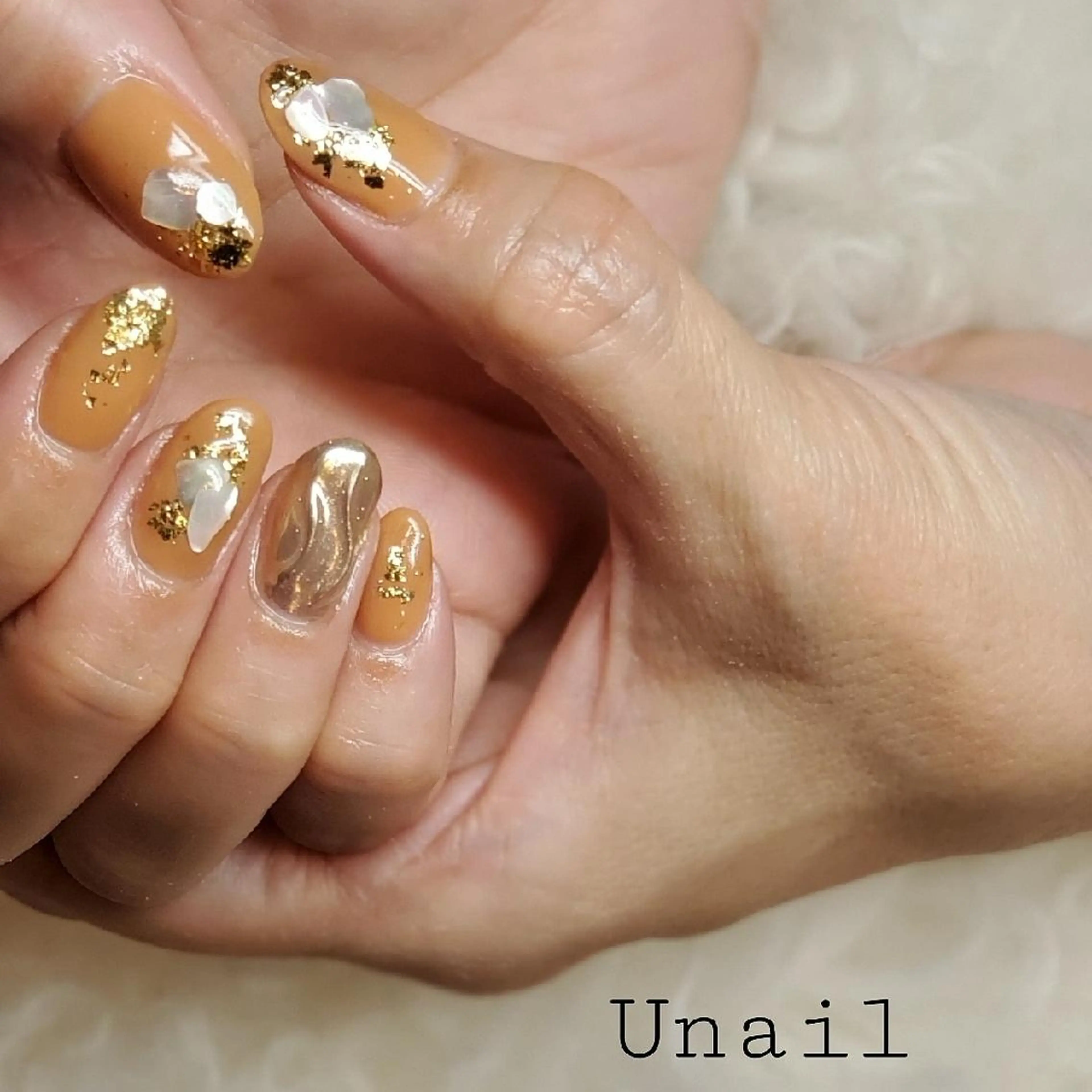 ネイル ニュアンスネイル U nail所属・高橋 千恵のネイルデザイン