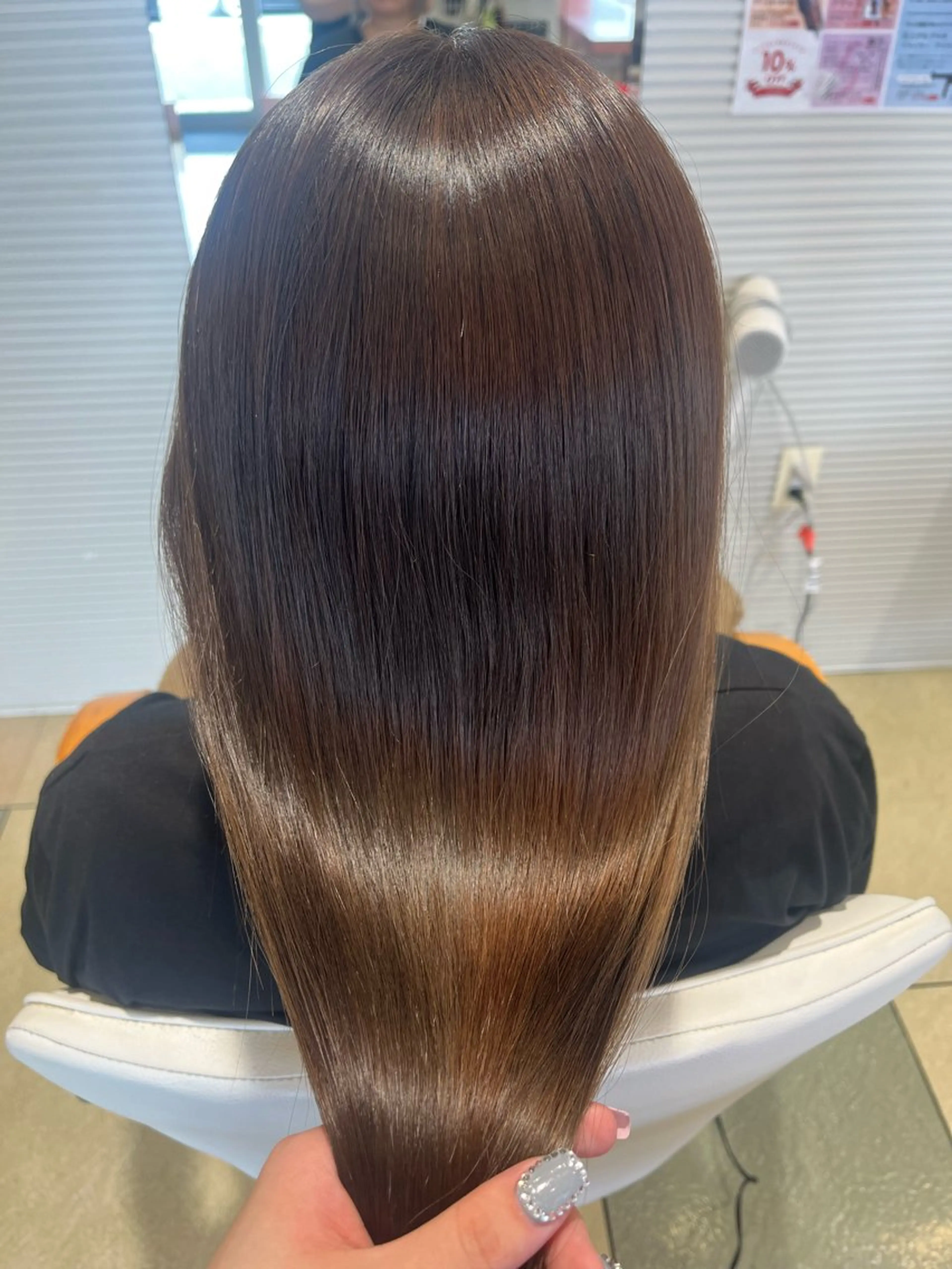 ロング カラー カット ヘアカラー トリートメント ベージュカラー⌇﻿ くびれヘア.𐙚心音のヘアスタイル