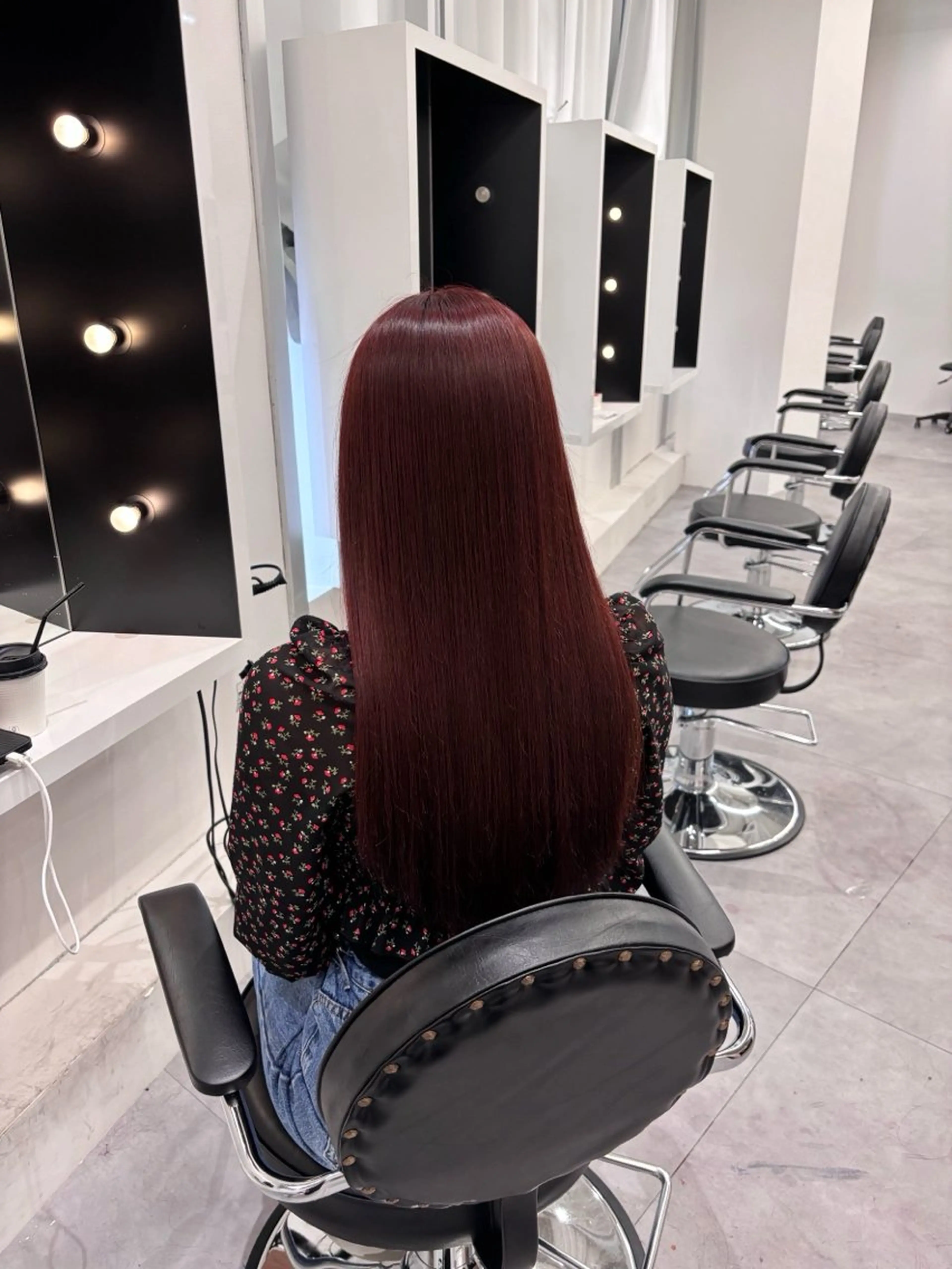 カラー 暖色/艶カラー/ エクステ/ユリヤのヘアスタイル