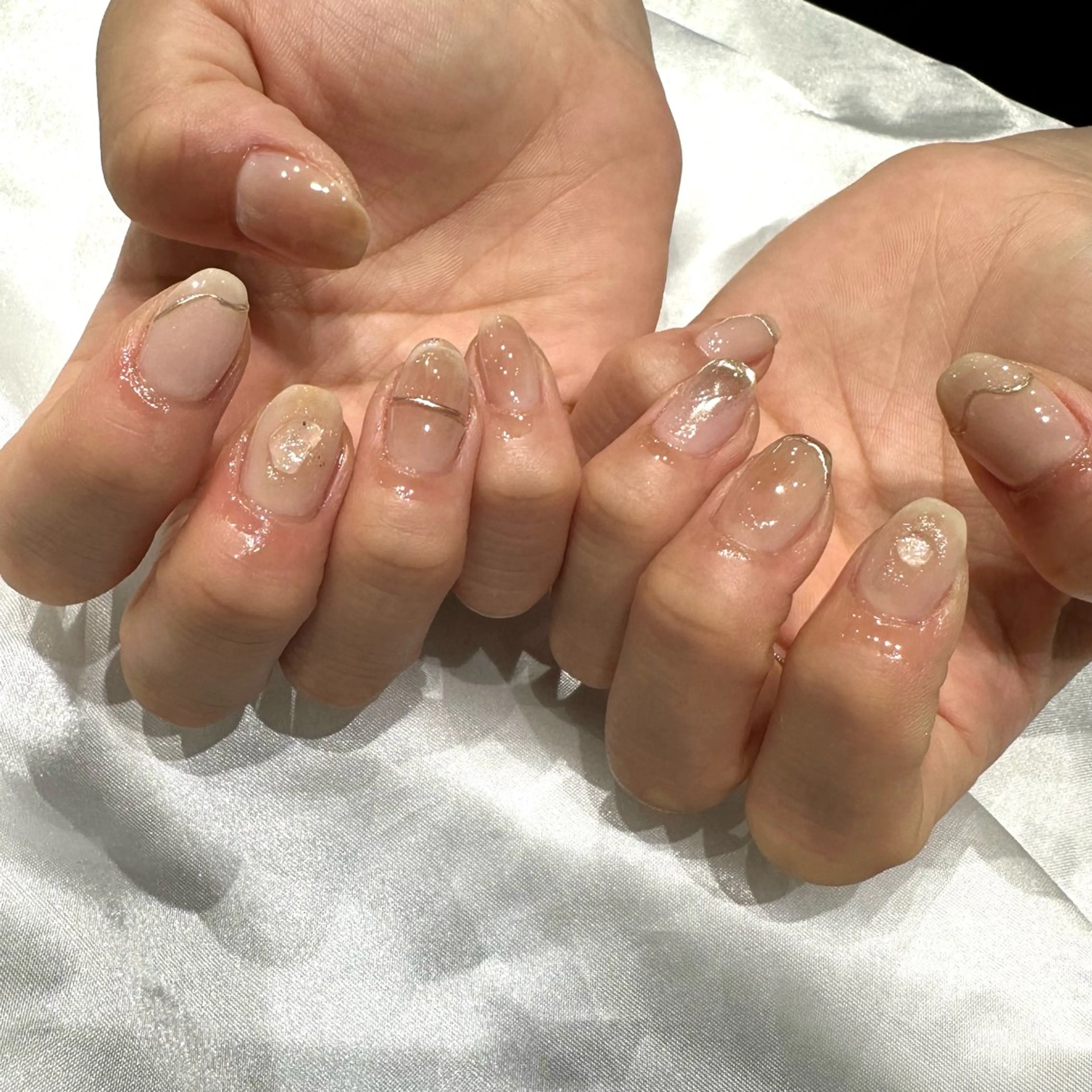 ネイル ハンドネイル 水戸 彩夏のネイルデザイン