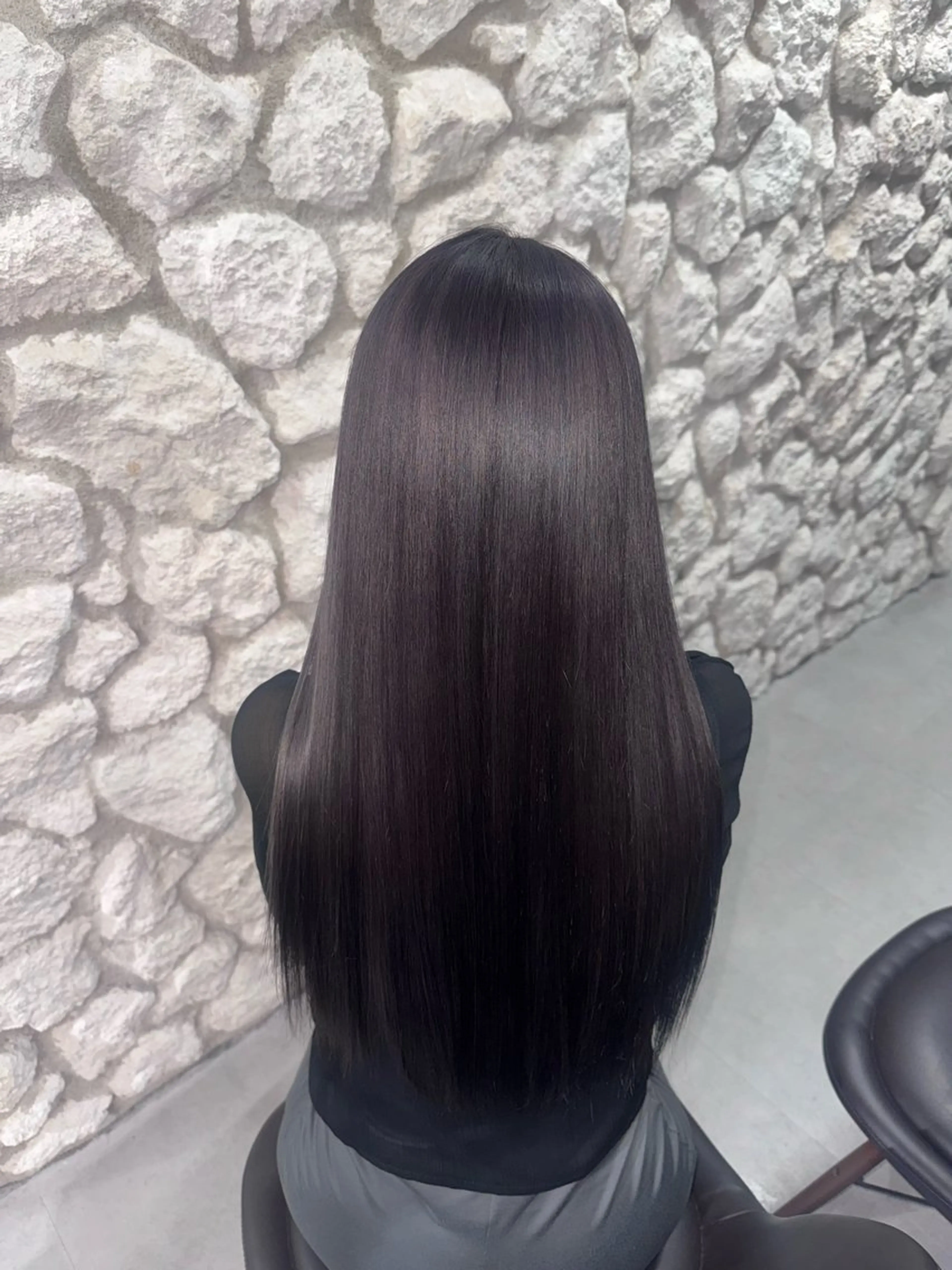 🌟酸性ストレート🌟ブリーチ毛、エイジング毛におすすめです★カット＋酸性ストレート＋3stepトリートメントの写真