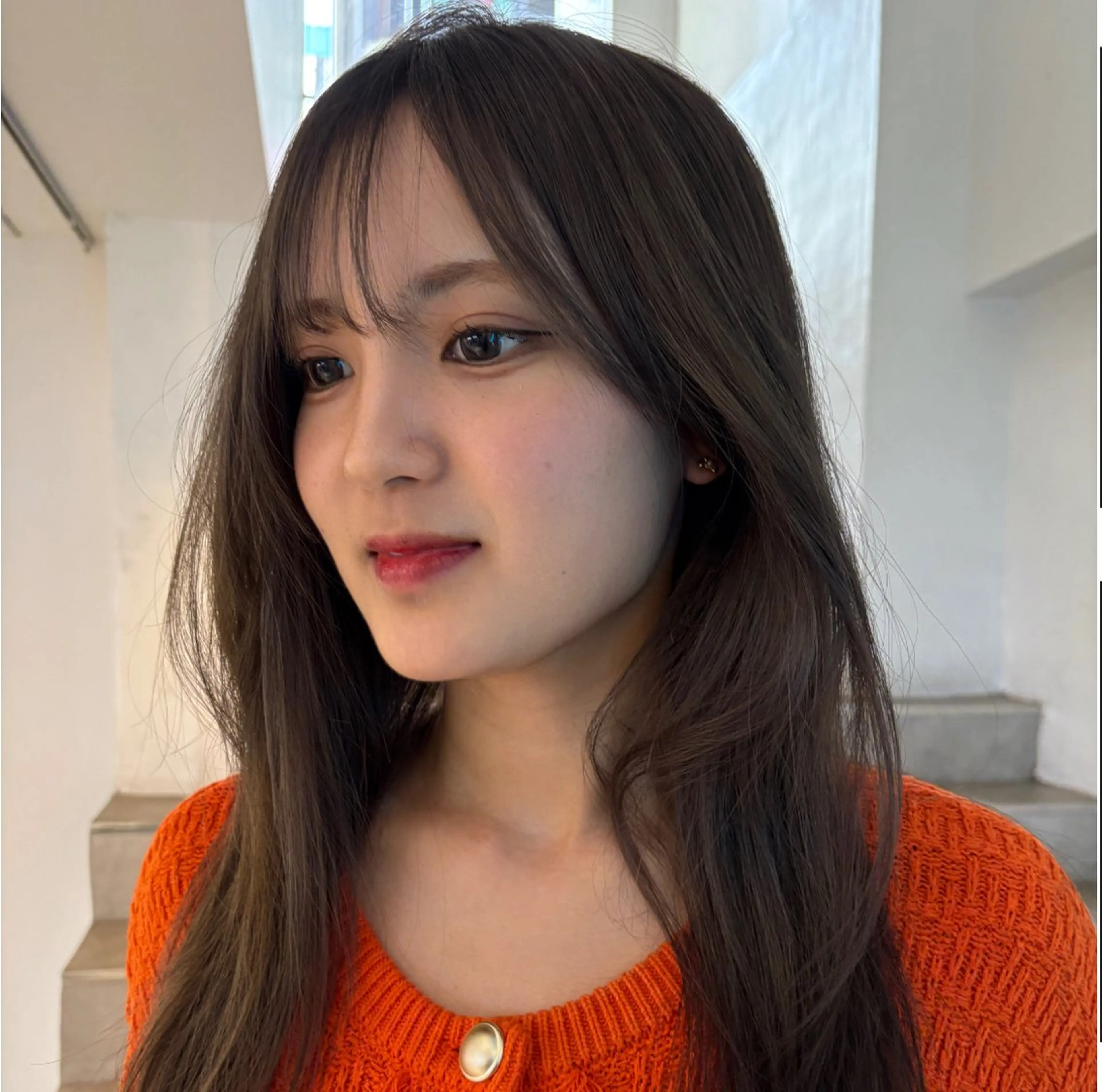 ロング カラー ヘアカラー ブラウン/暖色/レイ ヤー/ココトキ🌺のヘアスタイル