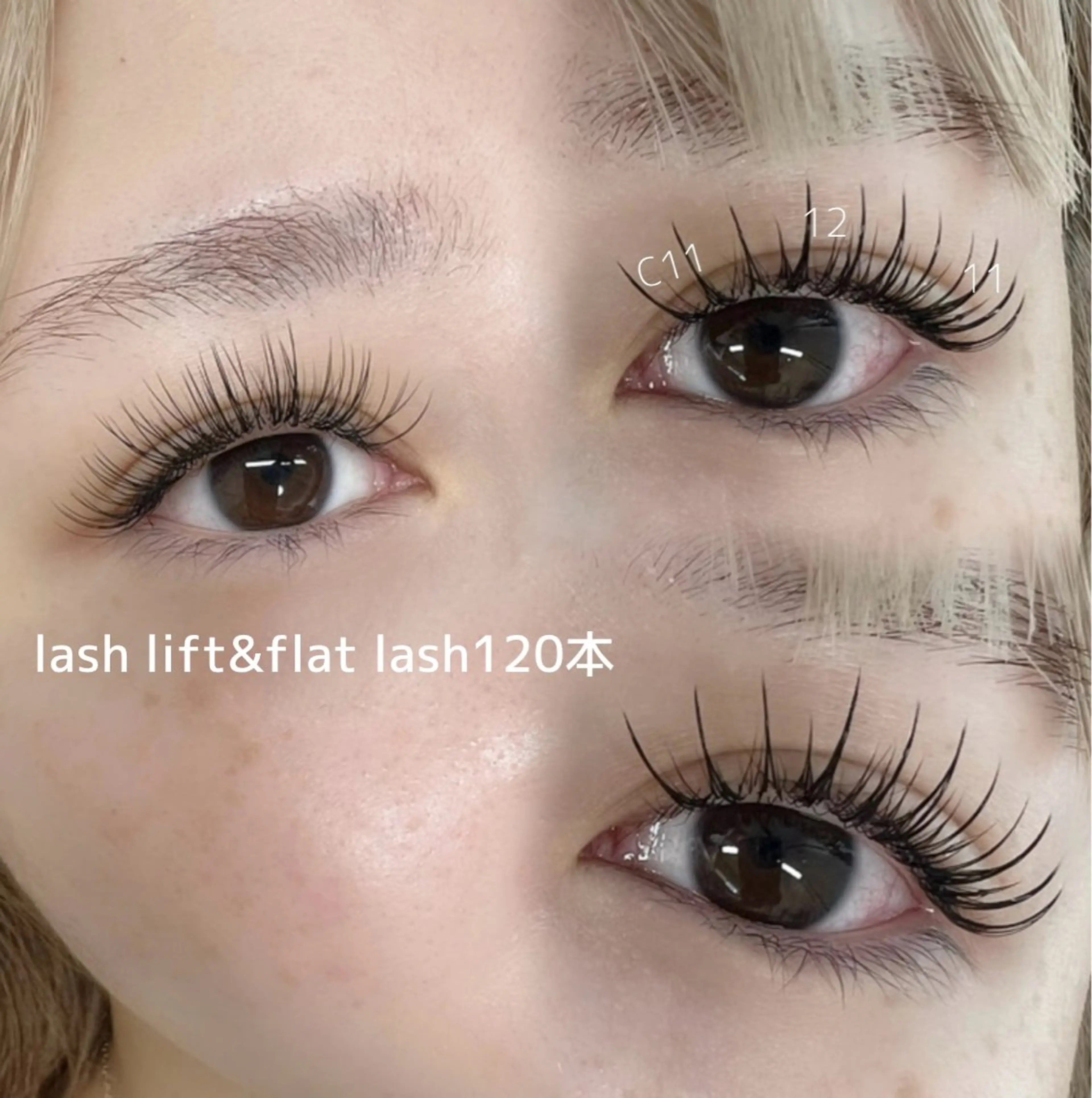 マツエク・マツパ フラットラッシュ Grace ❤︎Hinanoのマツエク・マツパデザイン