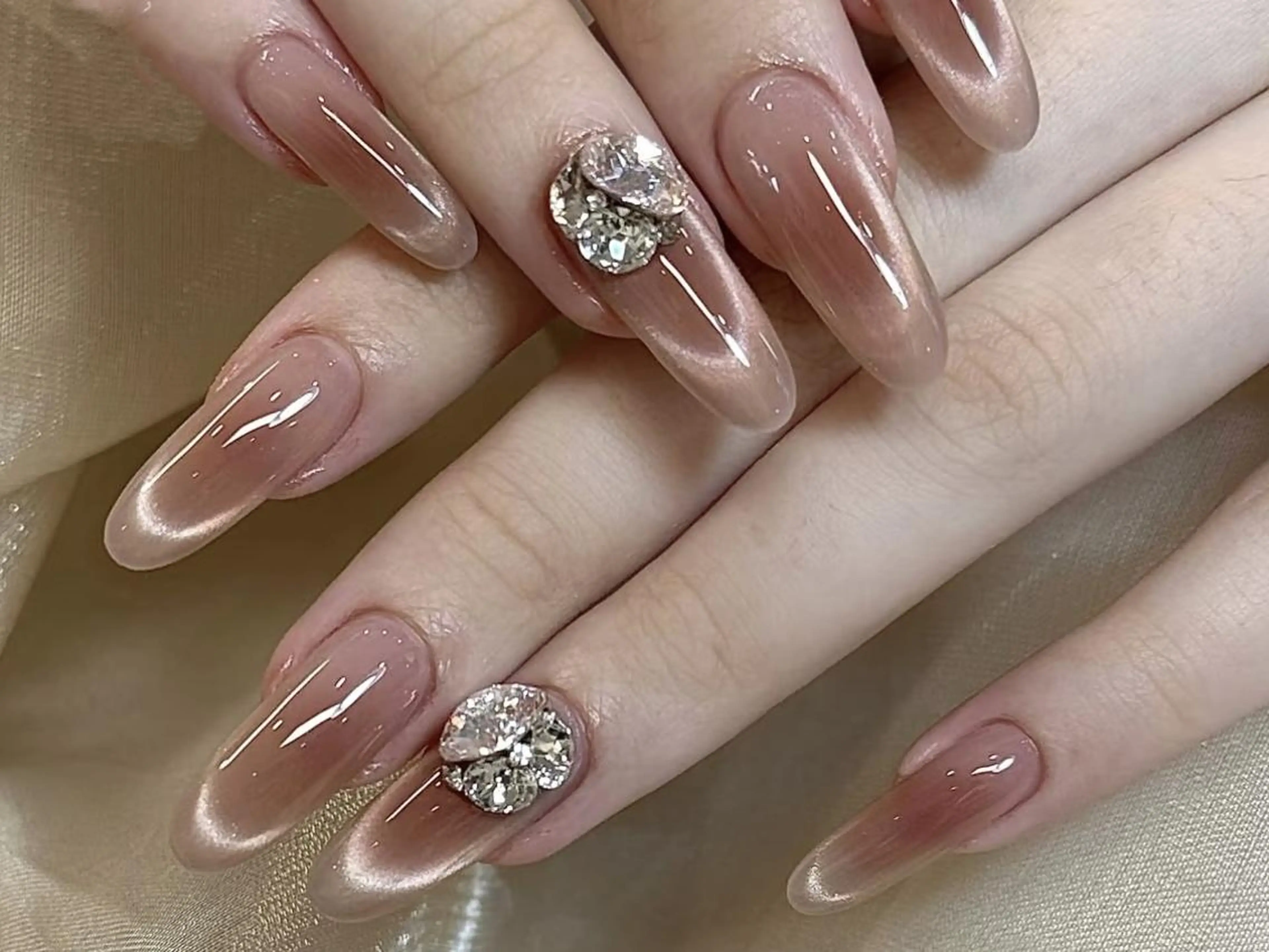 ネイル 韓国ネイル ワンホンネイル ハンドネイル kotoネイル 大宮店のネイルデザイン