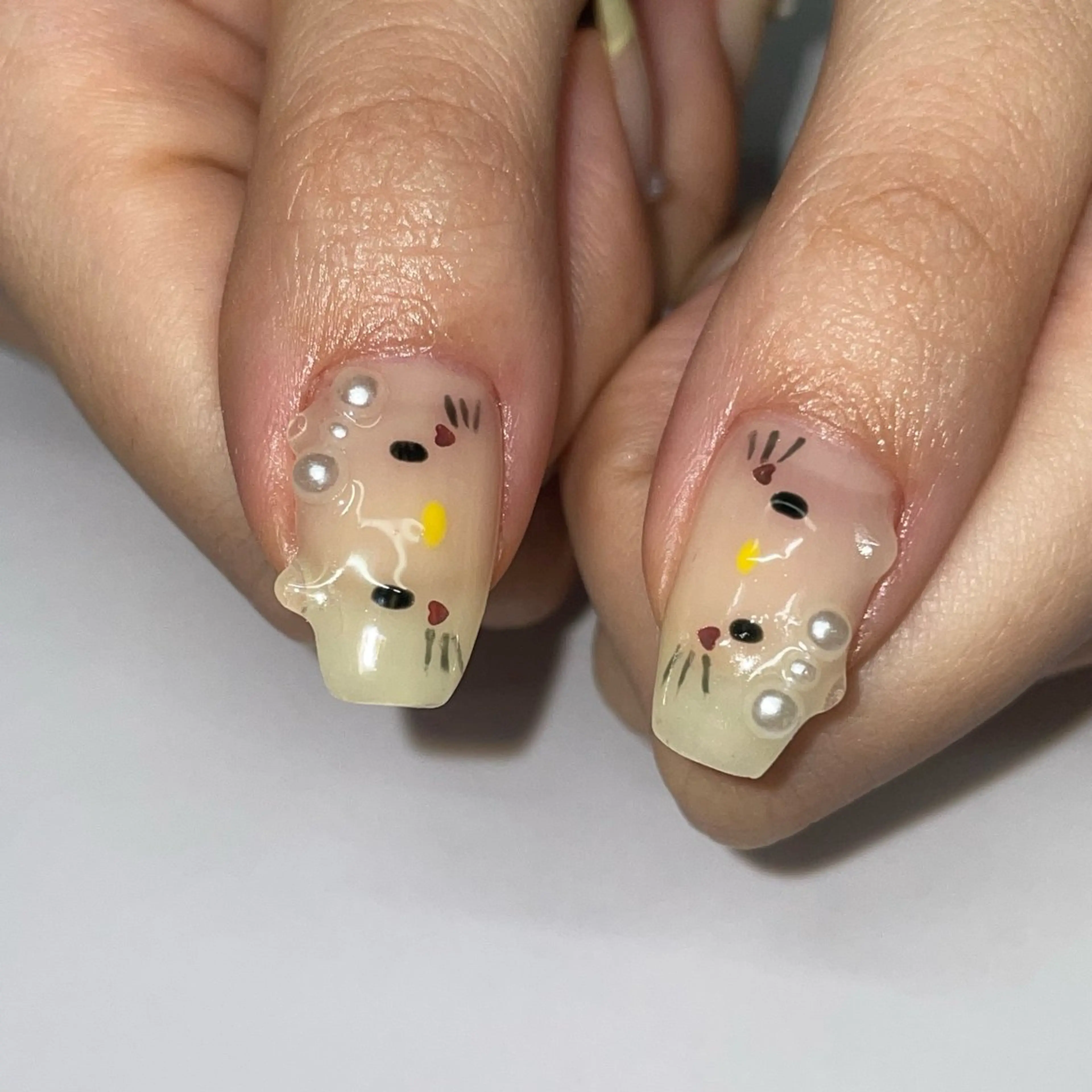 ネイル ハンドネイル GO TODAY 吉祥寺Glint所属・うの 韓国ﾈｲﾙ໒꒱⋆⭒˚のネイルデザイン