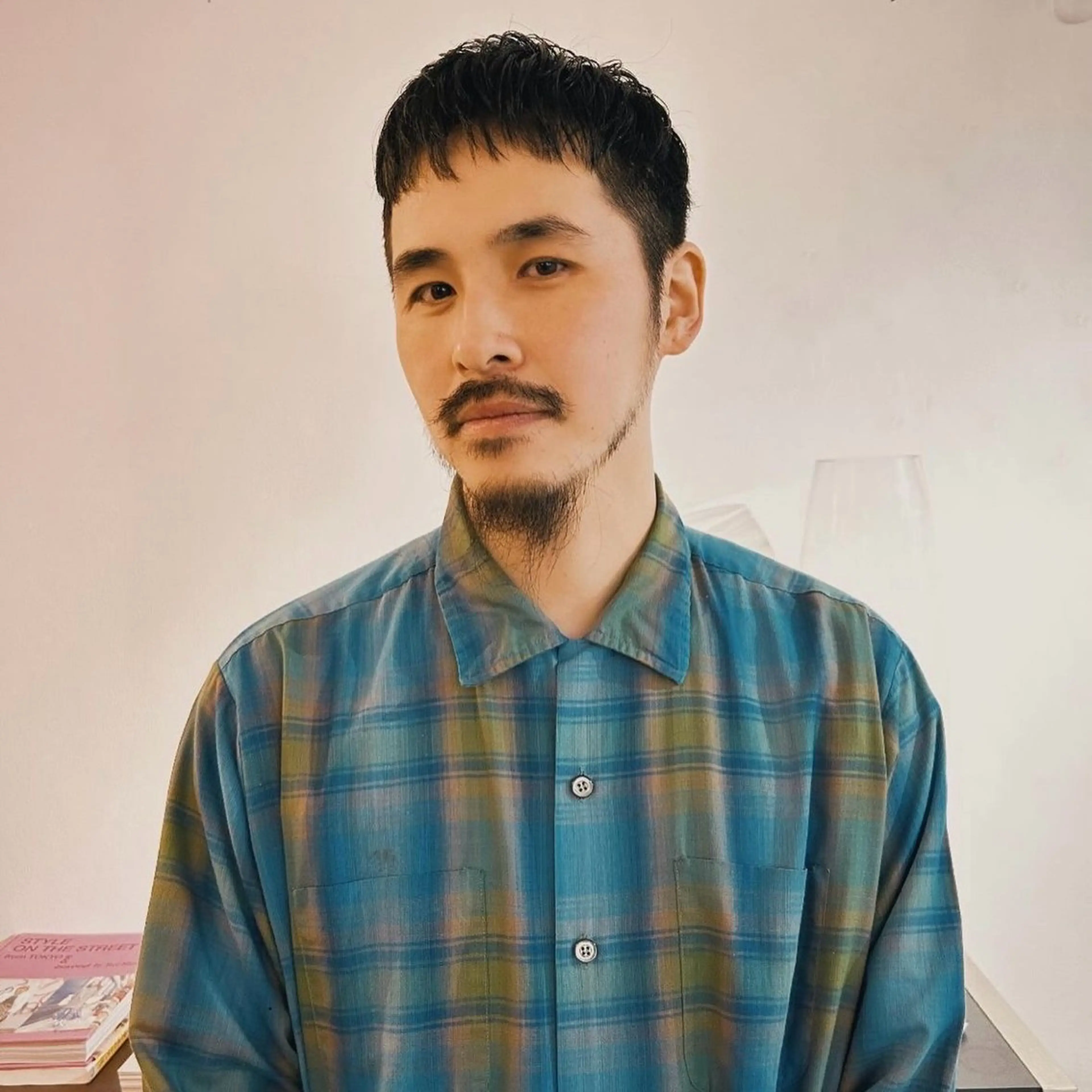 ショート カラー パーマ メンズ ☆RUO☆/レイヤー /ハイトーンのヘアスタイル