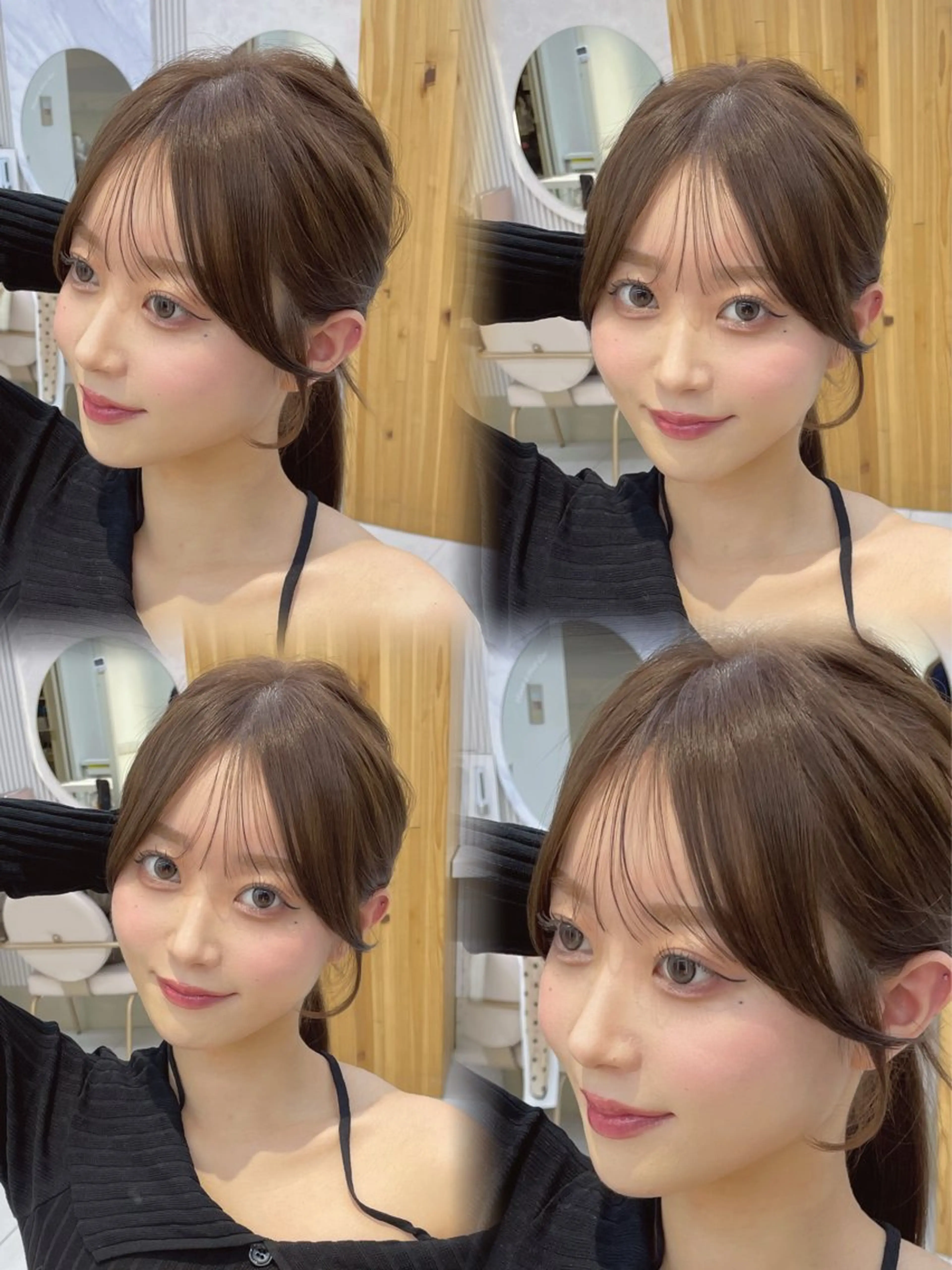 セミロング カット ヘアカラー トリートメント 顔周り/透明感カラー /韓国ヘア/TAKUのヘアスタイル