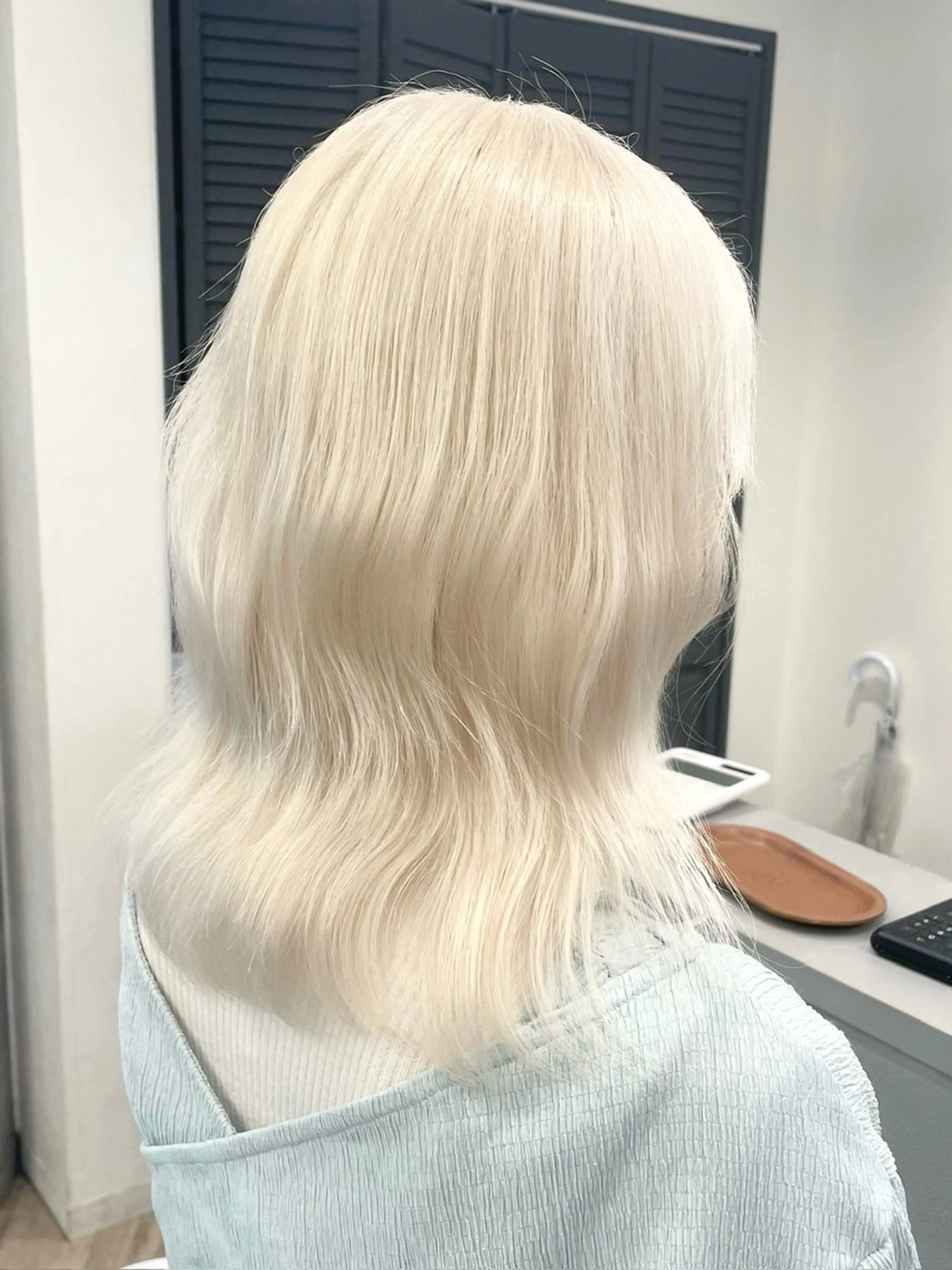 ミディアム ヘアカラー トリートメント ♡似合わせハイトーン ♡maiのヘアスタイル