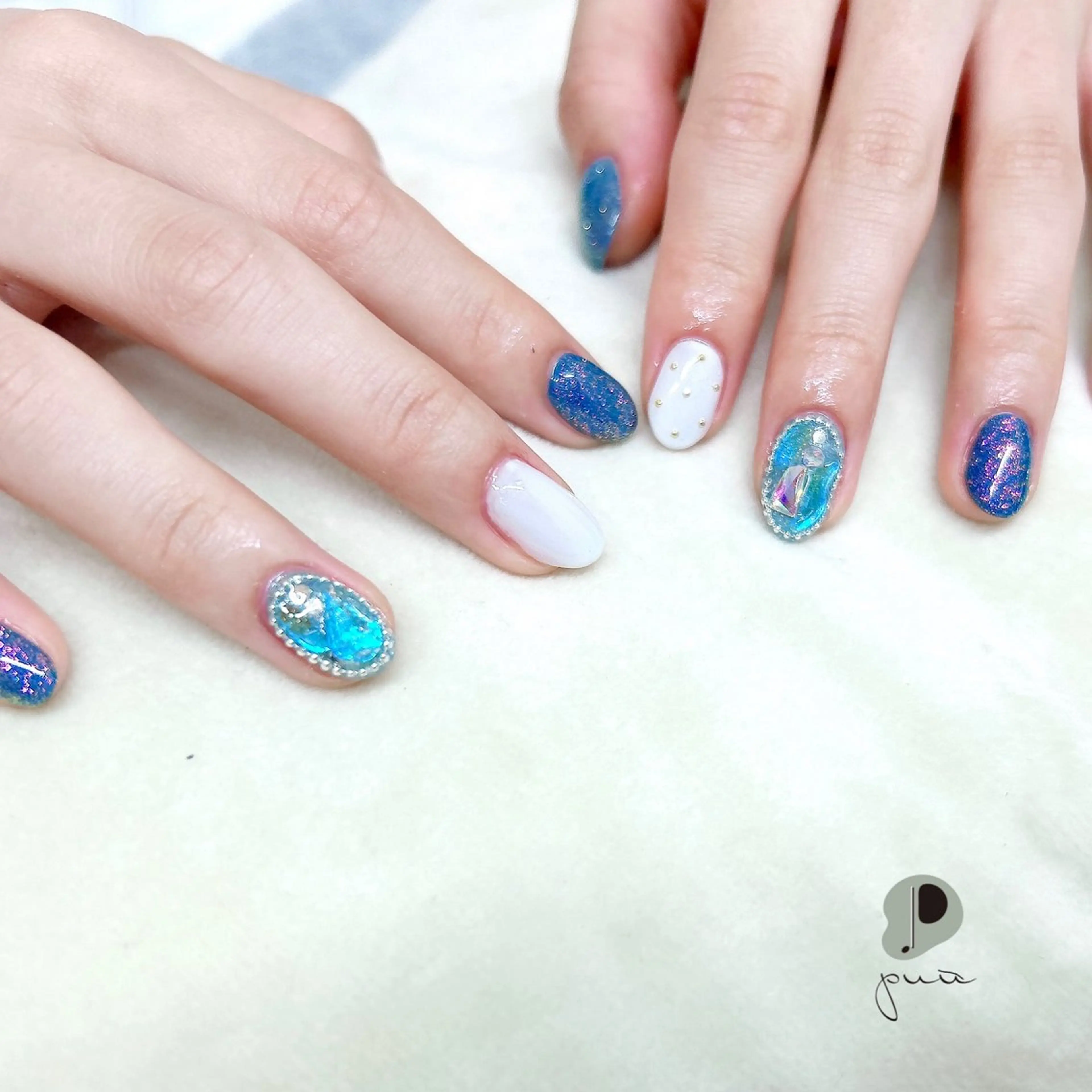 ネイル フラッシュネイル ジェルネイル ワンカラーネイル ハンドネイル puu kyoto所属・Nail salon puu kyotoのネイルデザイン