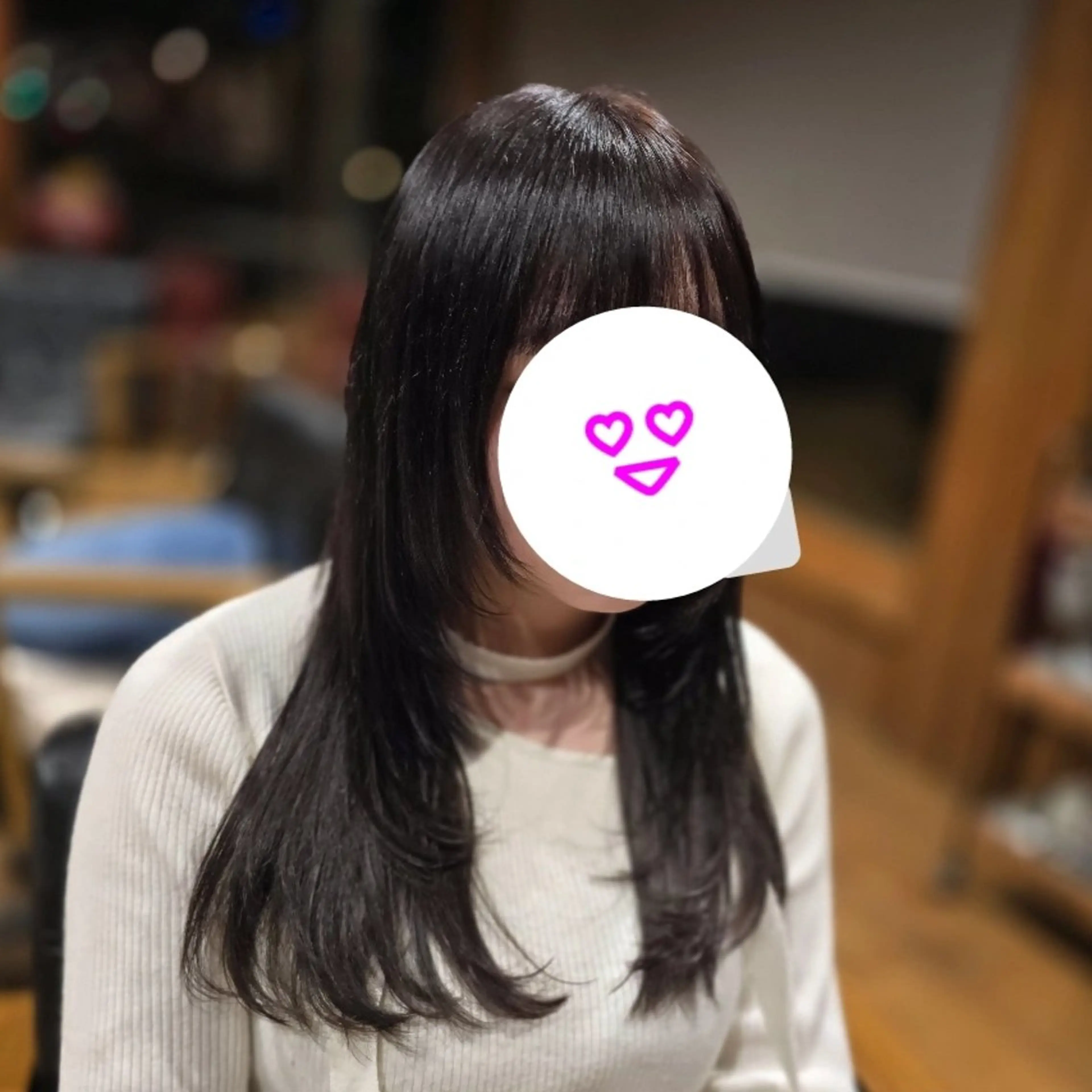 ロング エクステ レイヤーカット O.hair designers所属・シールエクステ🎀 ホシノ🕒ユウカのヘアスタイル