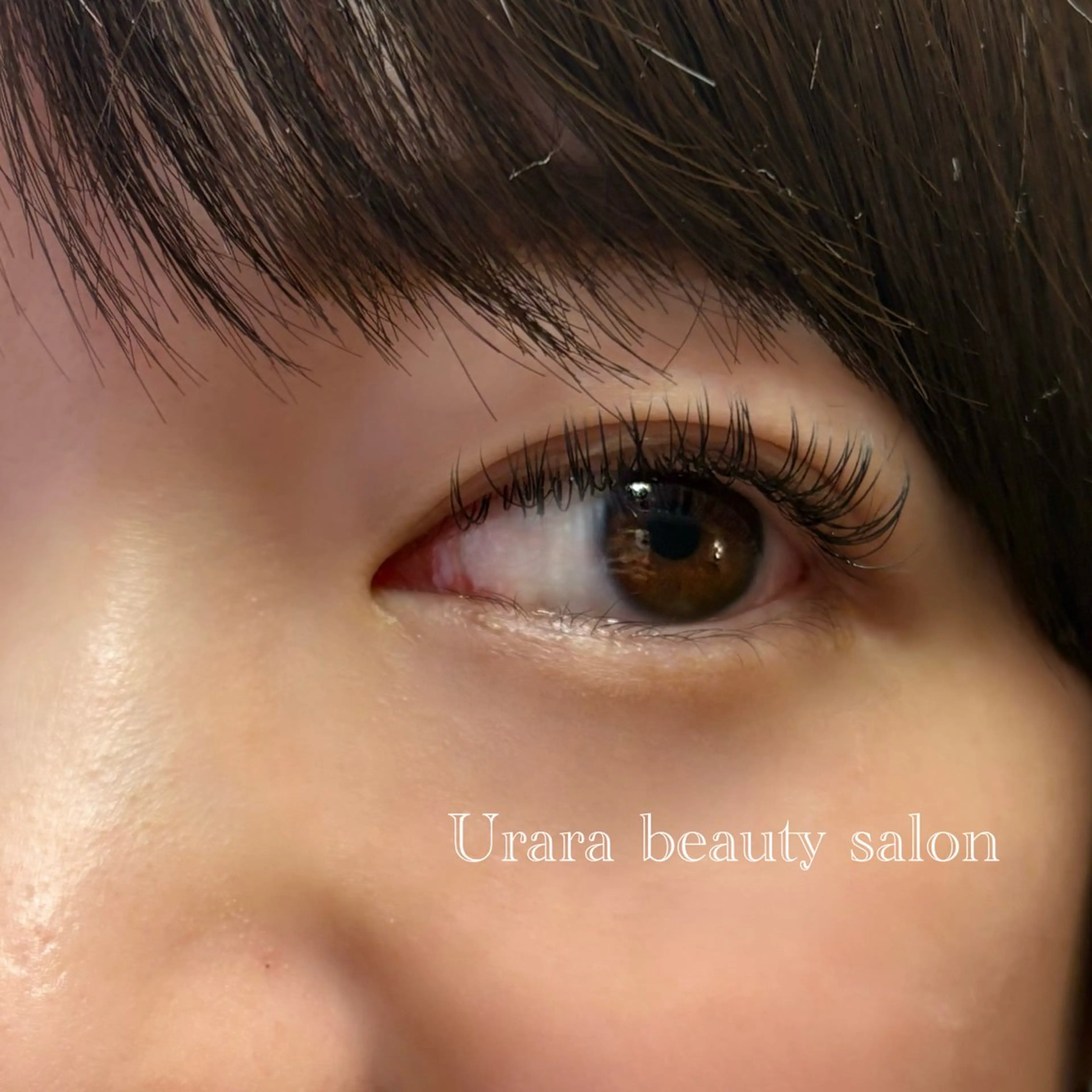 マツエク・マツパ パリジェンヌラッシュリフト まつげパーマ 一重×まつ毛パーマ マツエク Urara beauty salon所属・Urara KANAのマツエク・マツパデザイン