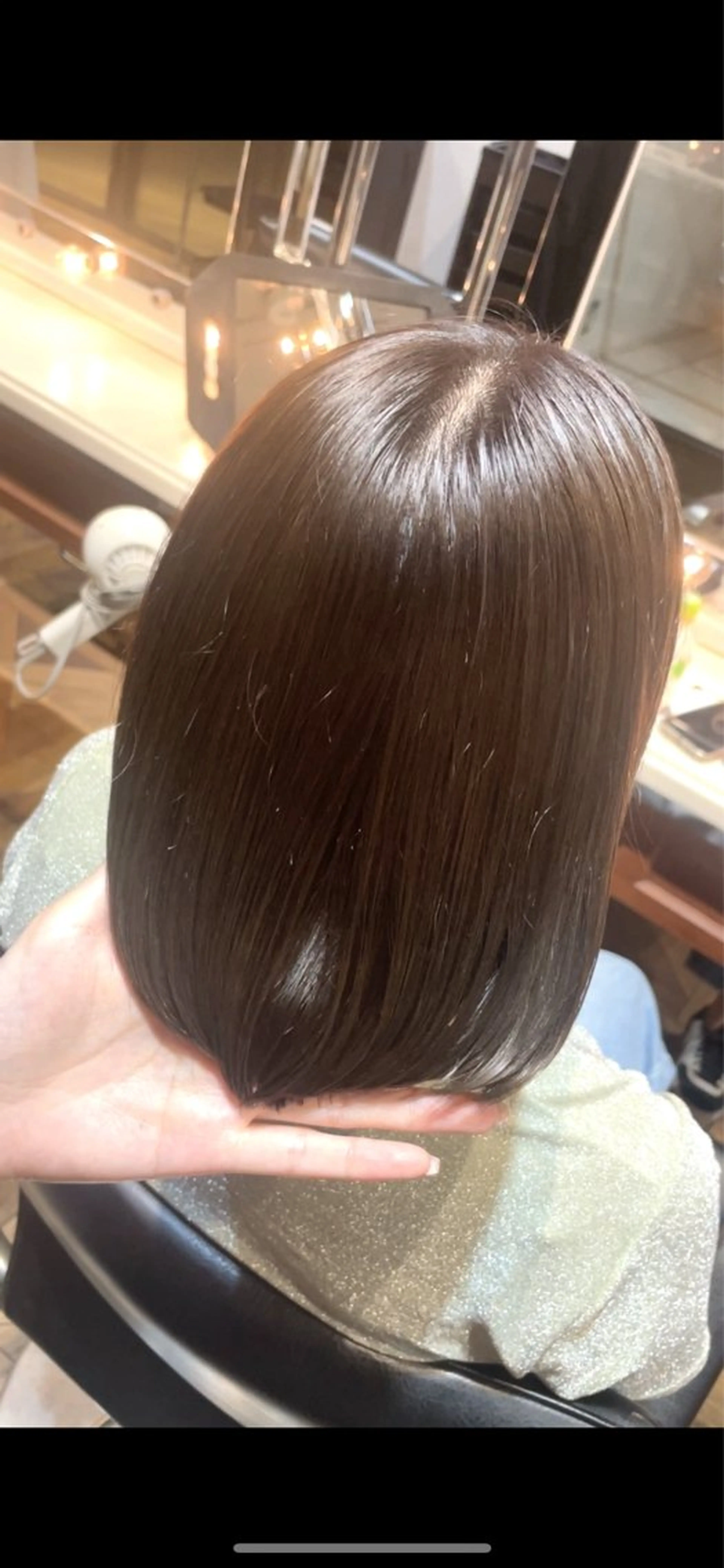 ミディアム カラー ベージュカラー ブラウンカラー オリーブベージュ オリーブブラウン オリーブカラー カット ヘアカラー トリートメント BEBE所属・ご新規様限定 透明感カラーKANAのヘアスタイル