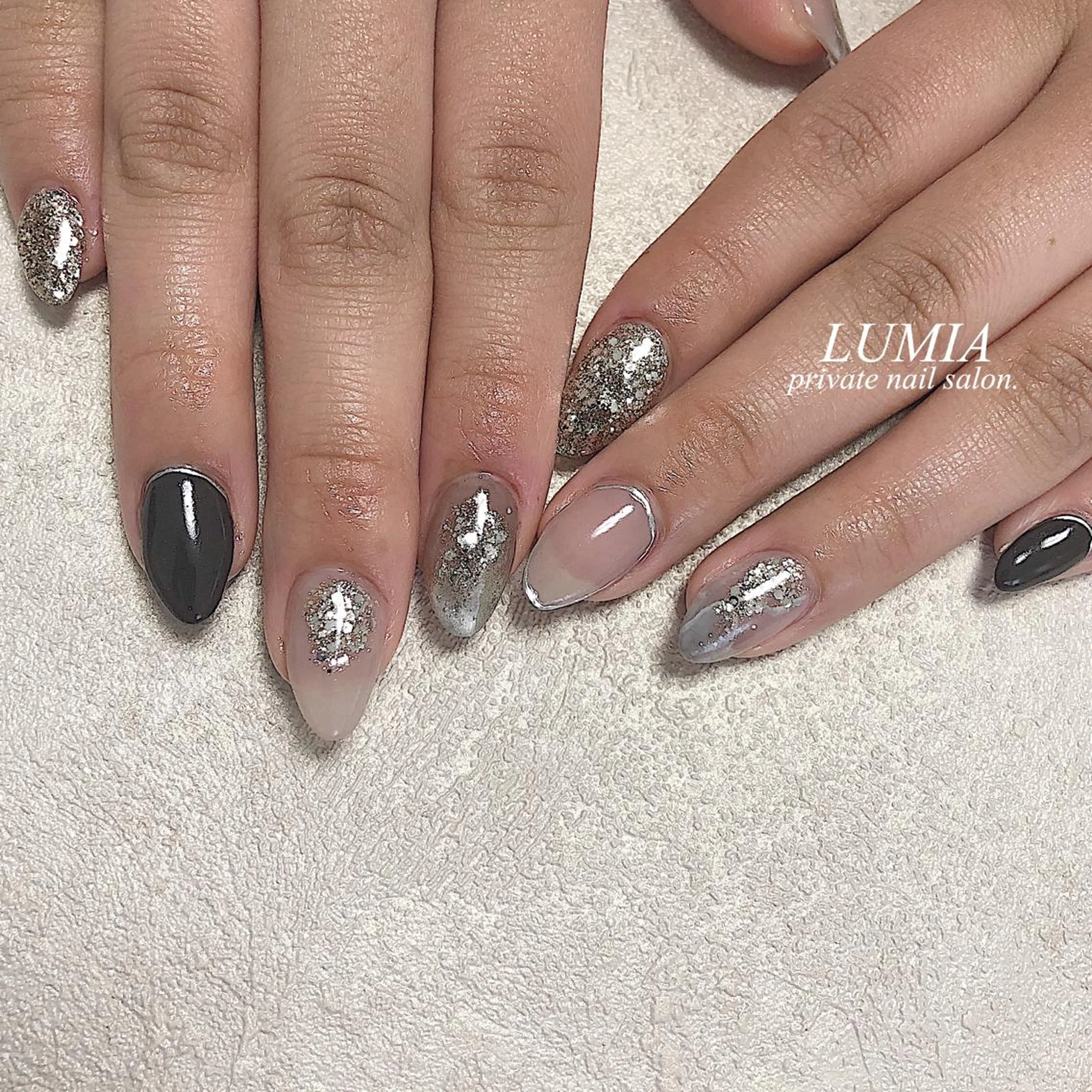 ネイル nail&eyelash Rine所属・Rine 放出 (リネ)のネイルデザイン