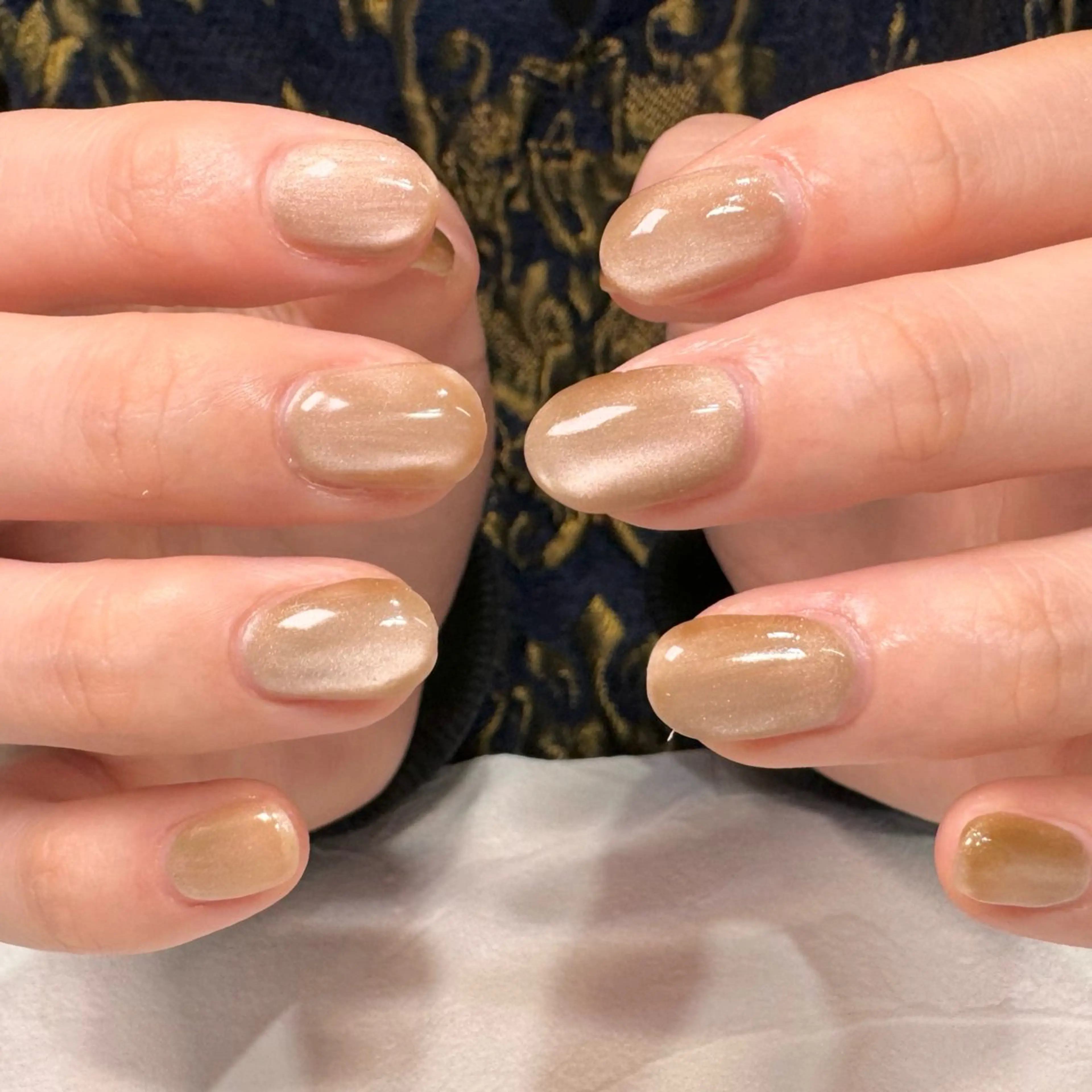 ネイル マグネットネイル ハンドネイル RIEKO🍒 ワンホン♡推しネイルのネイルデザイン