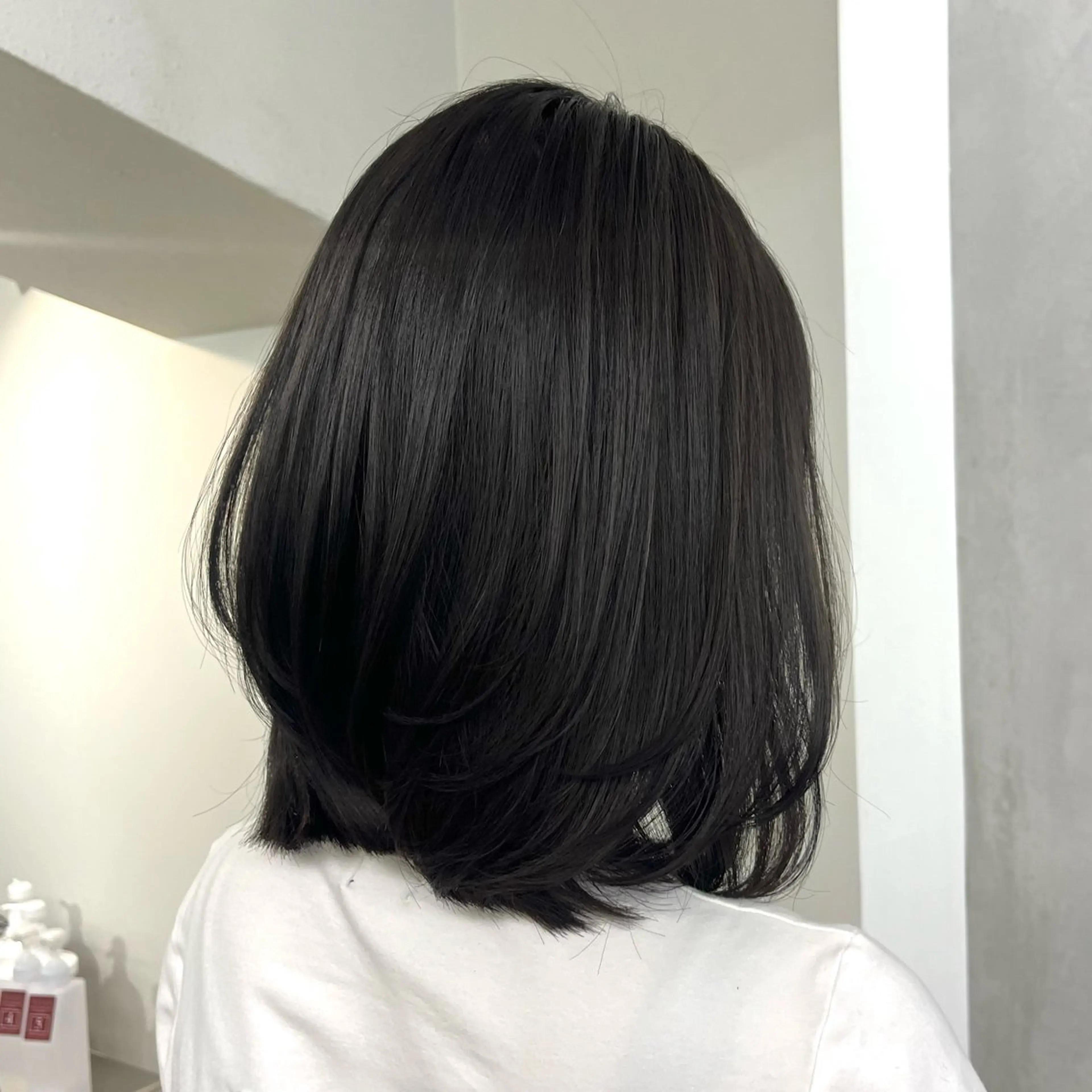 ミディアム カラー invitation   栄所属・suzu invitationのヘアスタイル