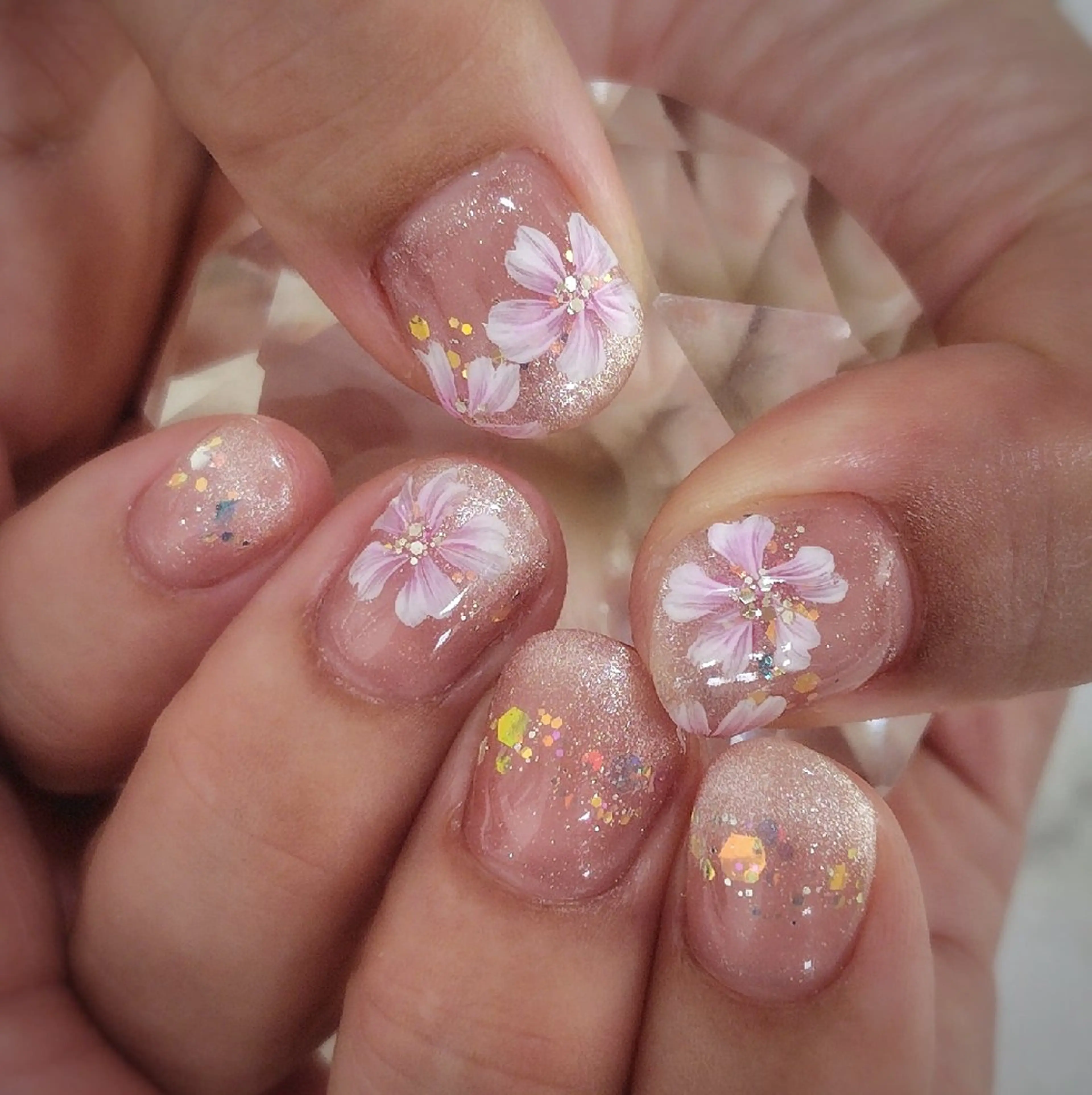 ネイル フラワーネイル ハンドネイル 池元 真由美のネイルデザイン