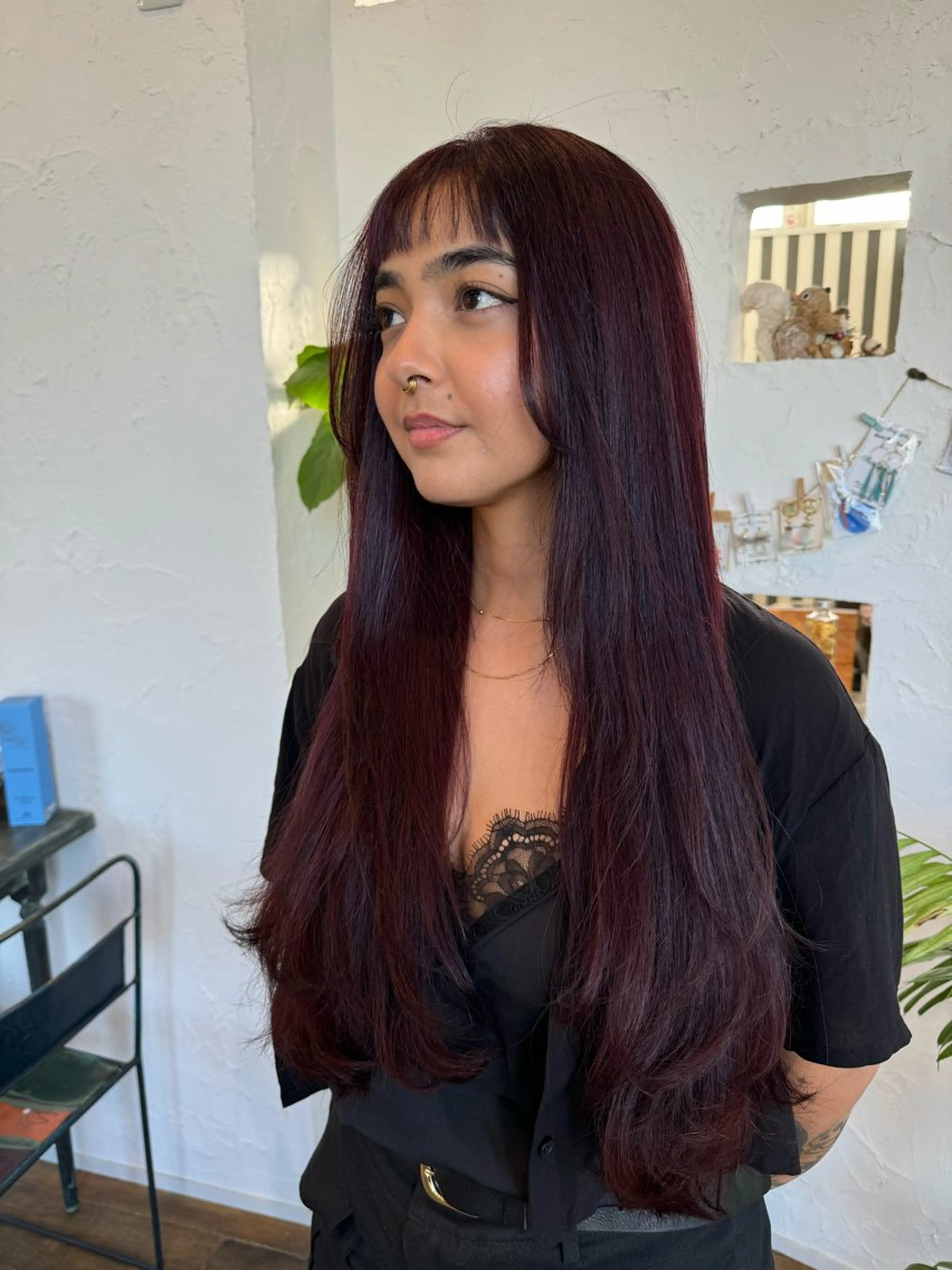 ロング カラー ヘアカラー 🌸小掛🌸 豊橋外国人風カラーのヘアスタイル