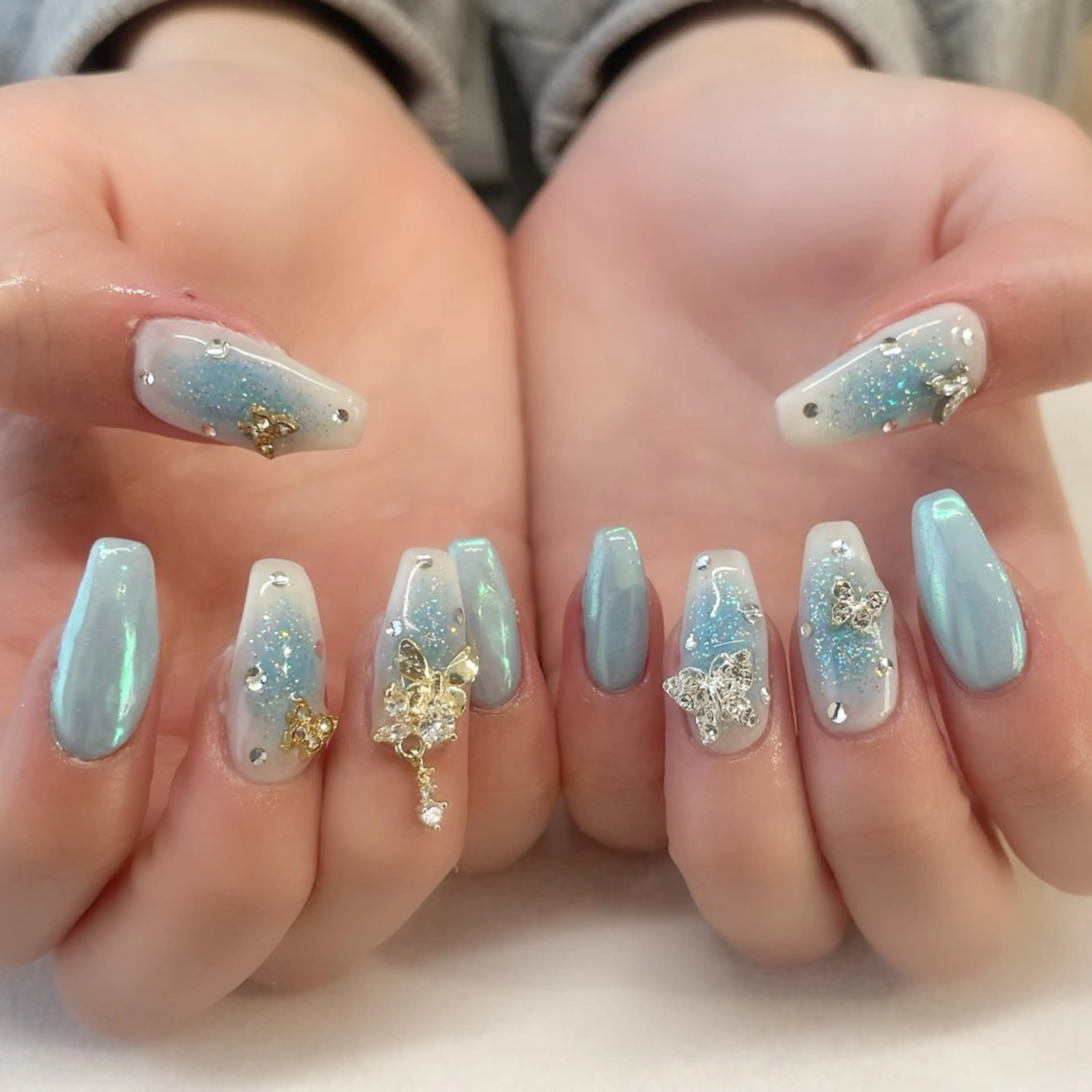 ネイル ハンドネイル 💎🐰 saki. m 🐰💎のネイルデザイン