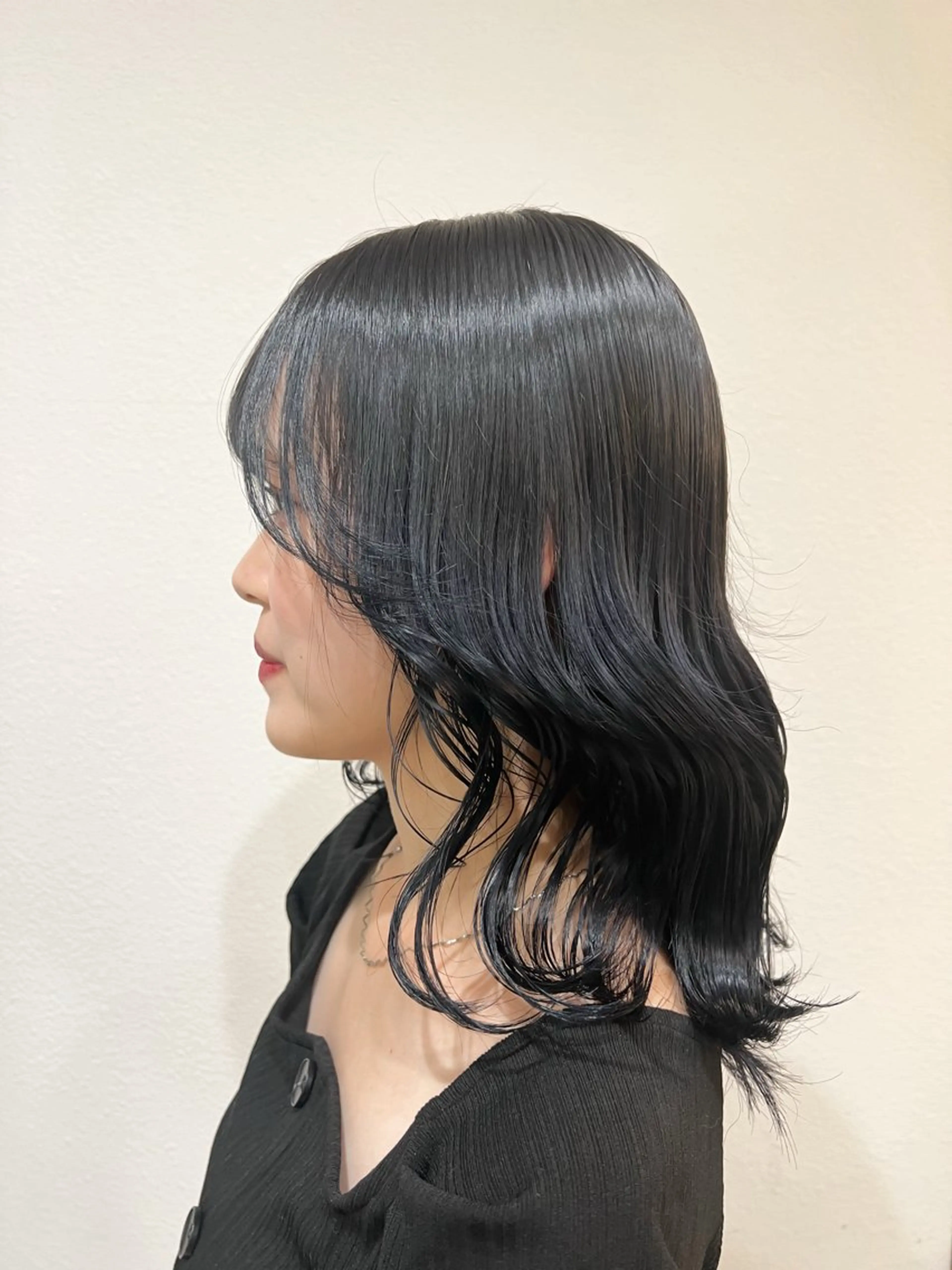 ミディアム カラー LEBEN所属・和夢/メンズカット/ パーマ/ハイトーンのヘアスタイル