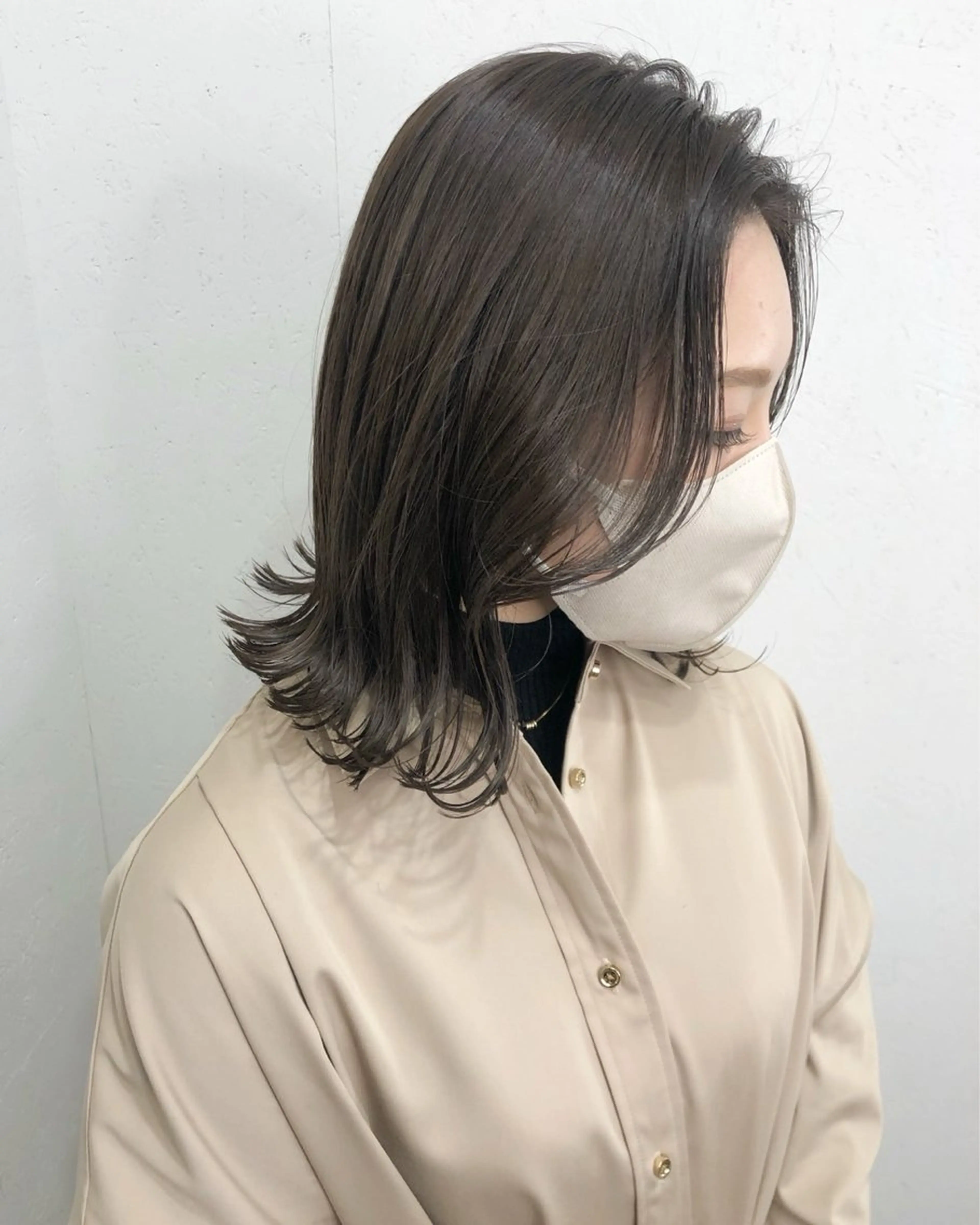 ミディアム カラー ヘアカラー 北村 光太郎のヘアスタイル