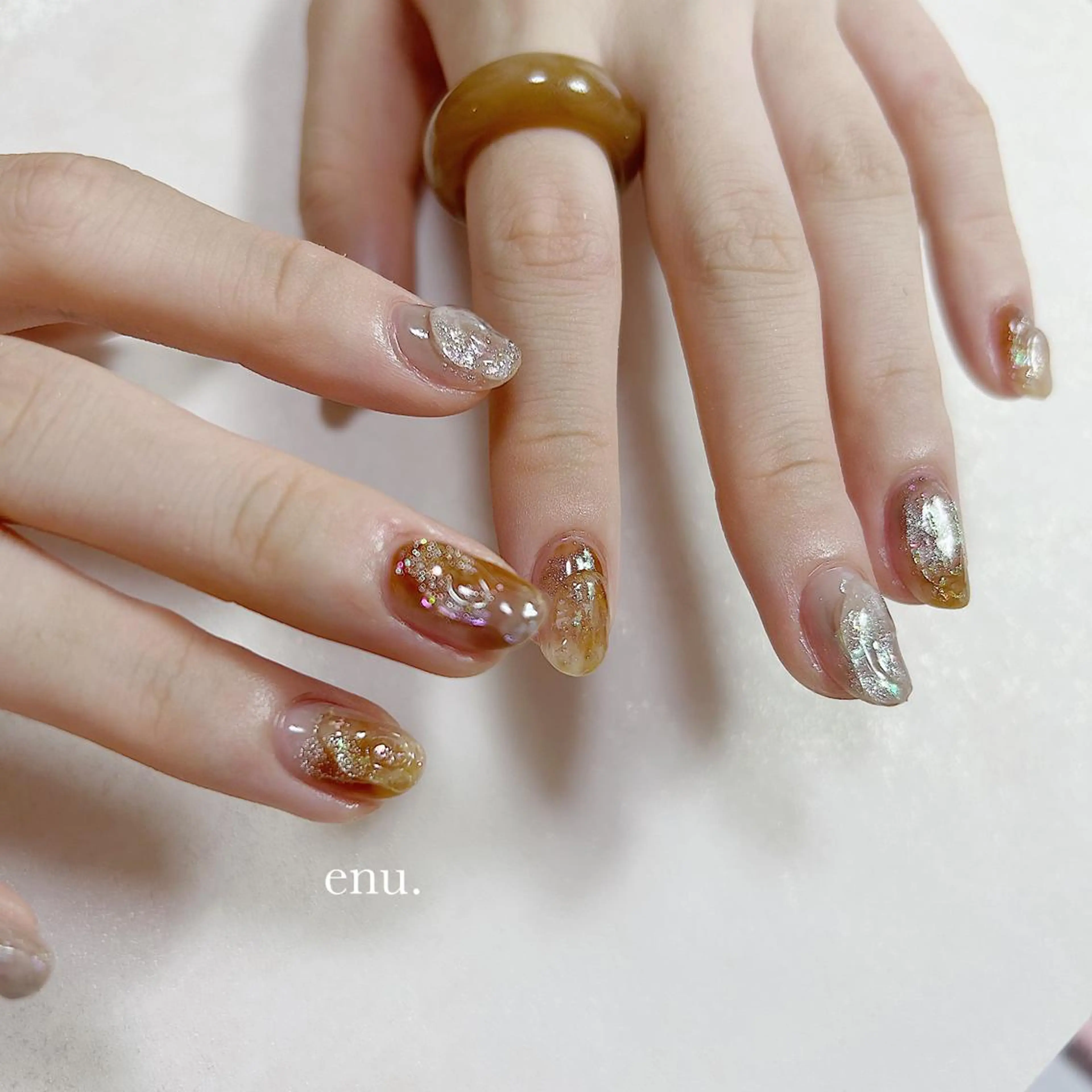 ネイル ハンドネイル enu. nanakoのネイルデザイン