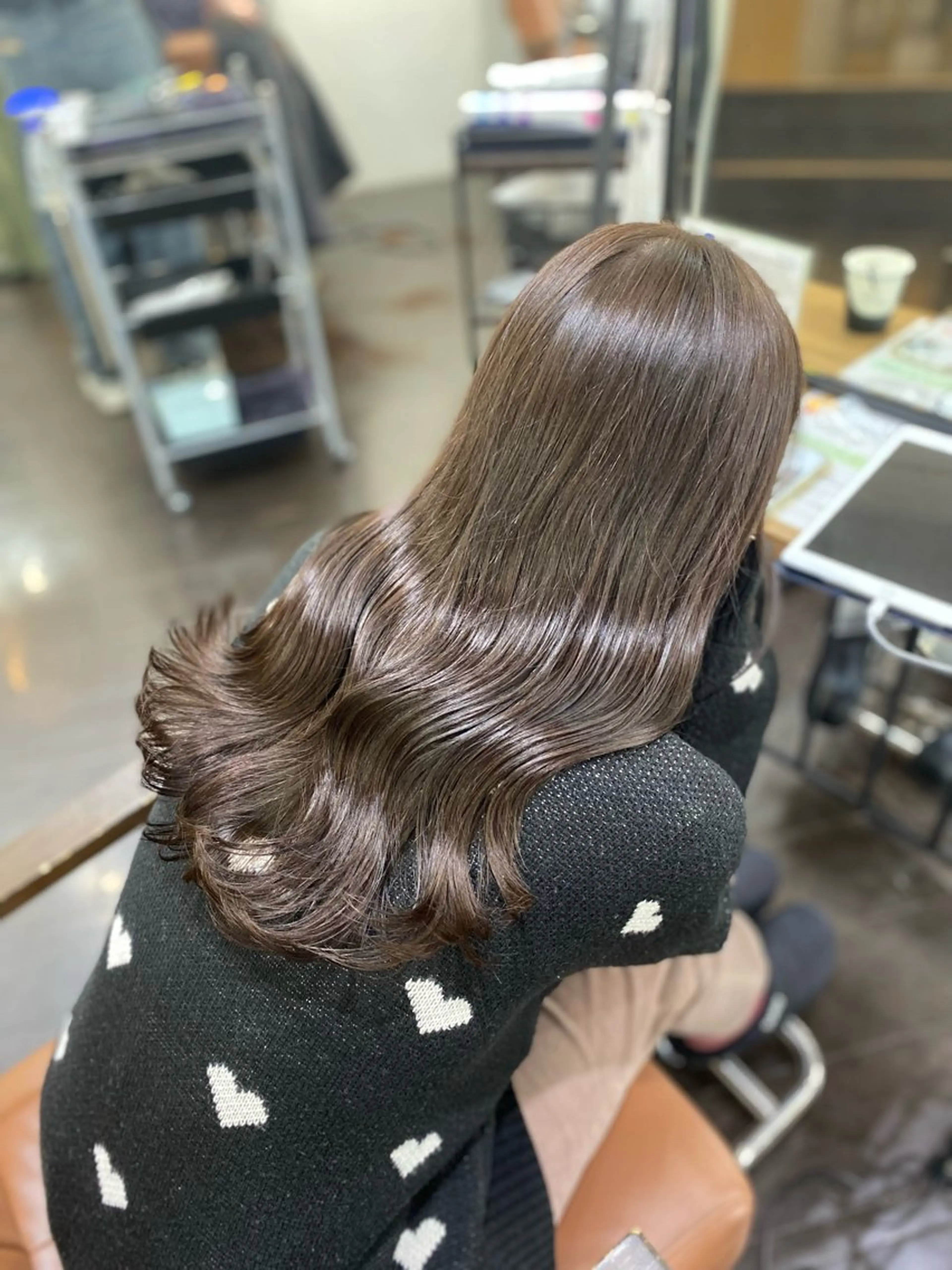 ロング 🍒ᩚ名駅/艶髪 縮毛矯正/あゆ🍒ᩚのヘアスタイル