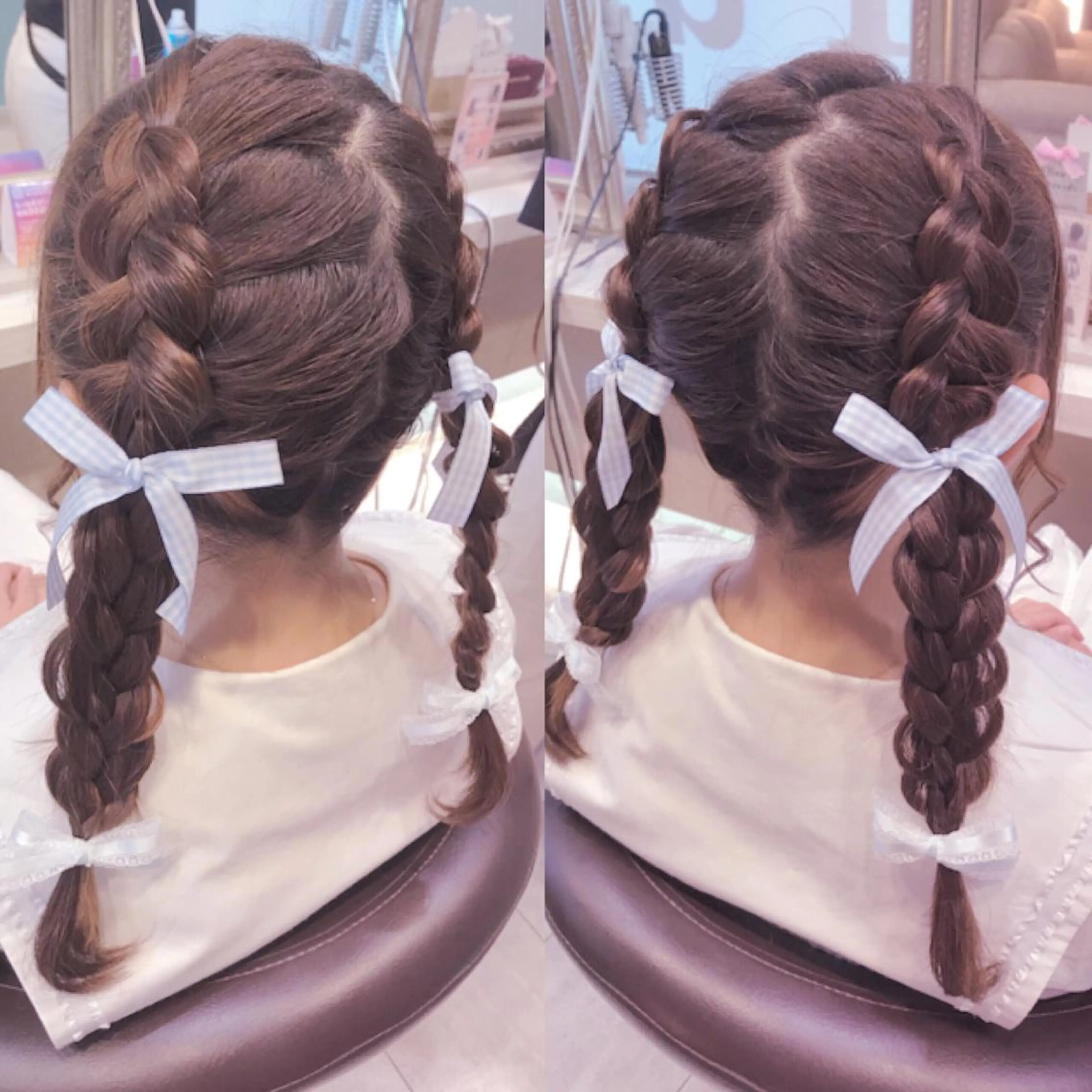 セミロング ヘアアレンジ Aries🫧 missa𓂃🤍のヘアスタイル