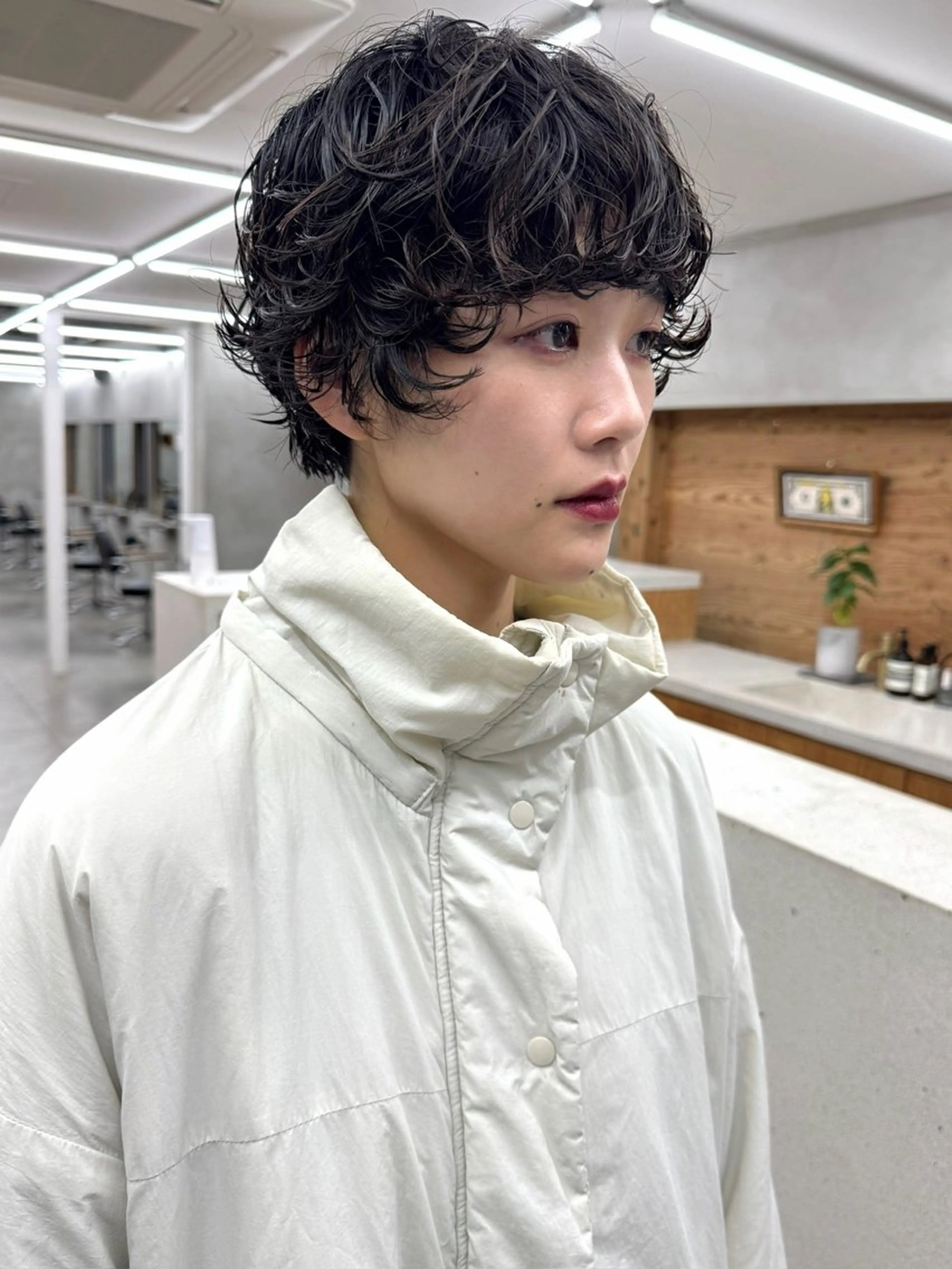 ショート パーマ カット パーマ トリートメント デザイン✨/レイヤー Kaito🐶/栄のヘアスタイル