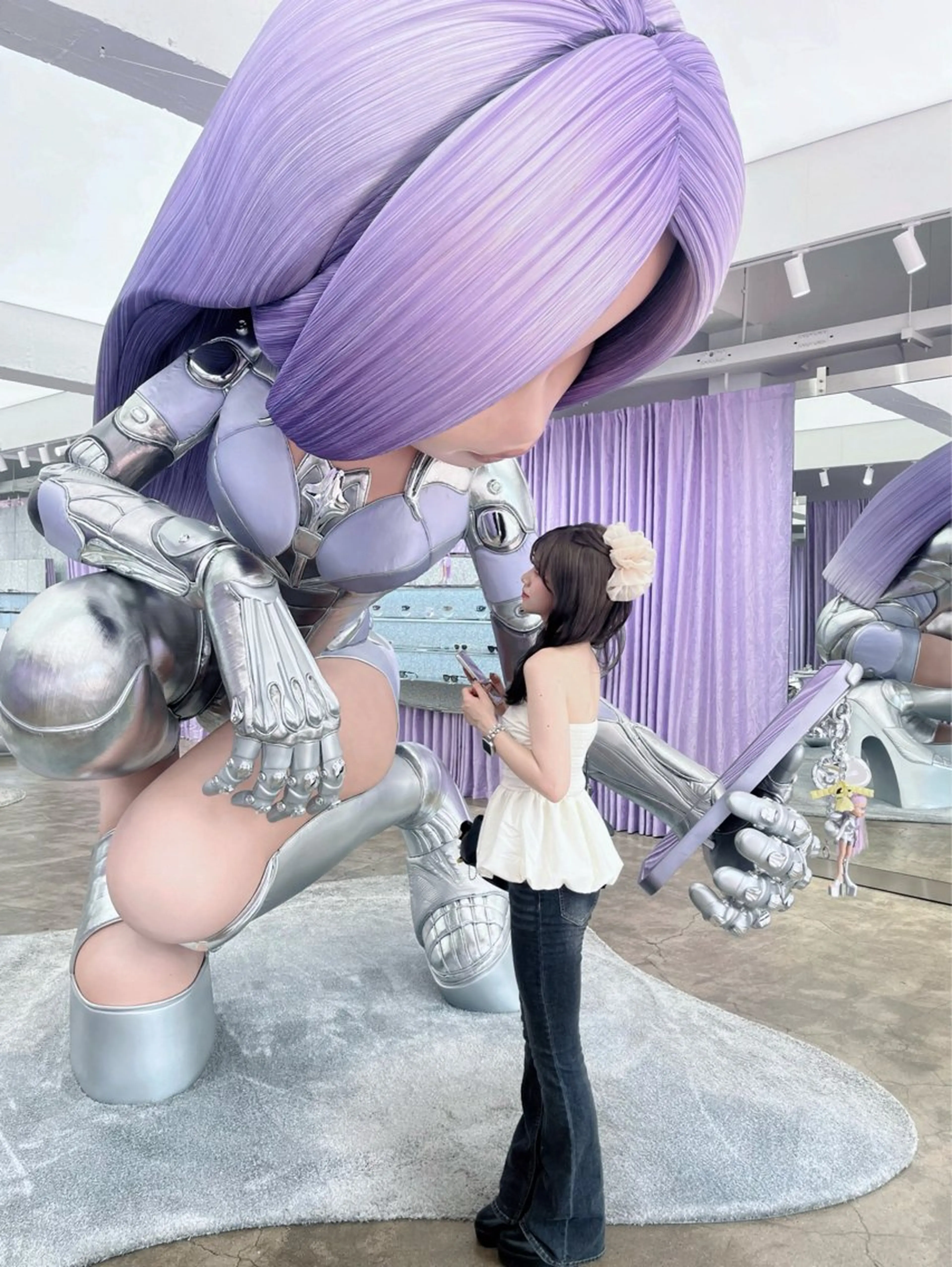 ロング カラー ParveMix🎀 稲垣詞葉のヘアスタイル