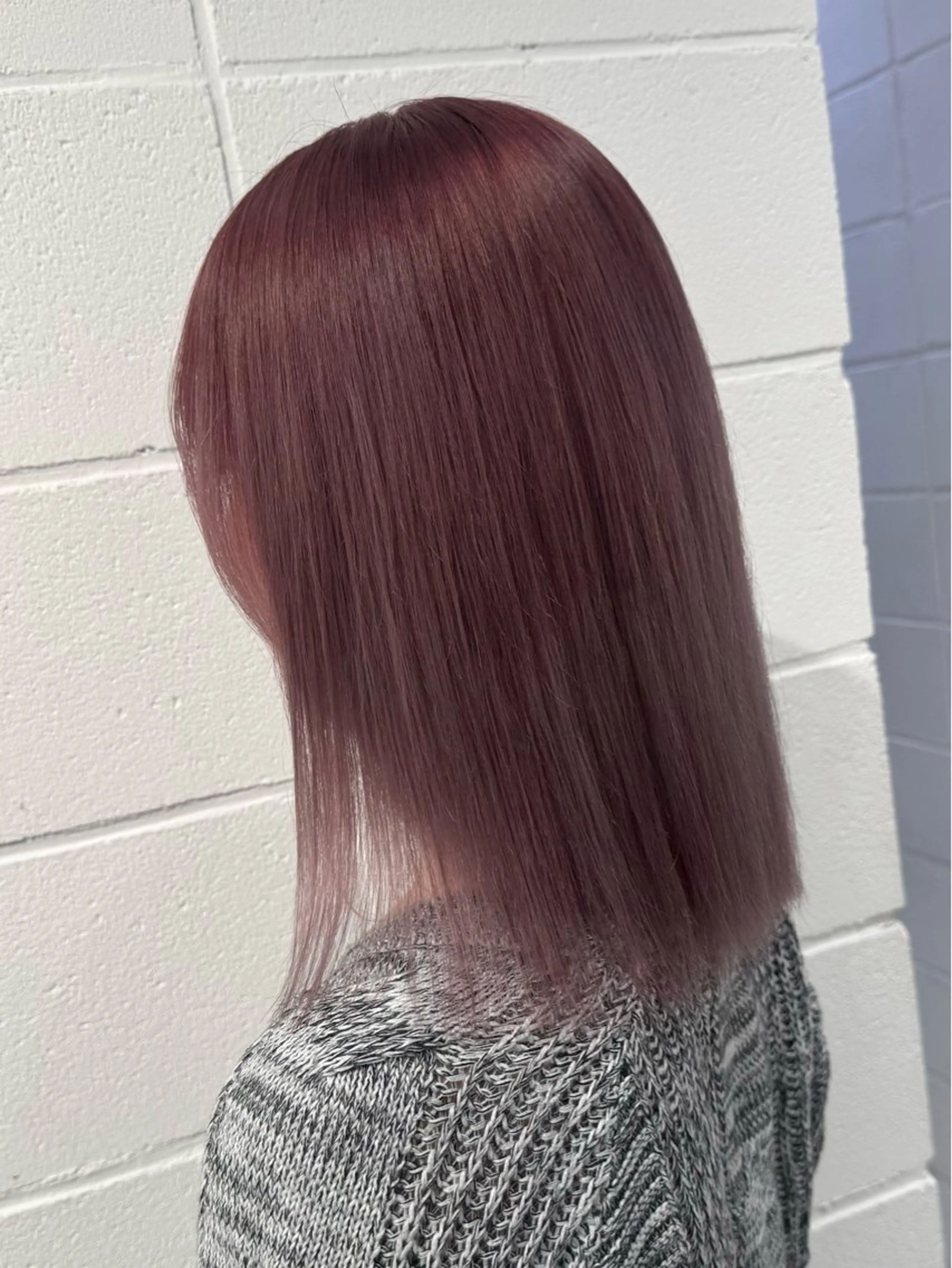 ミディアム カラー カット ヘアカラー トリートメント 原宿 ツヤカラー🫧 ちり🍎のヘアスタイル